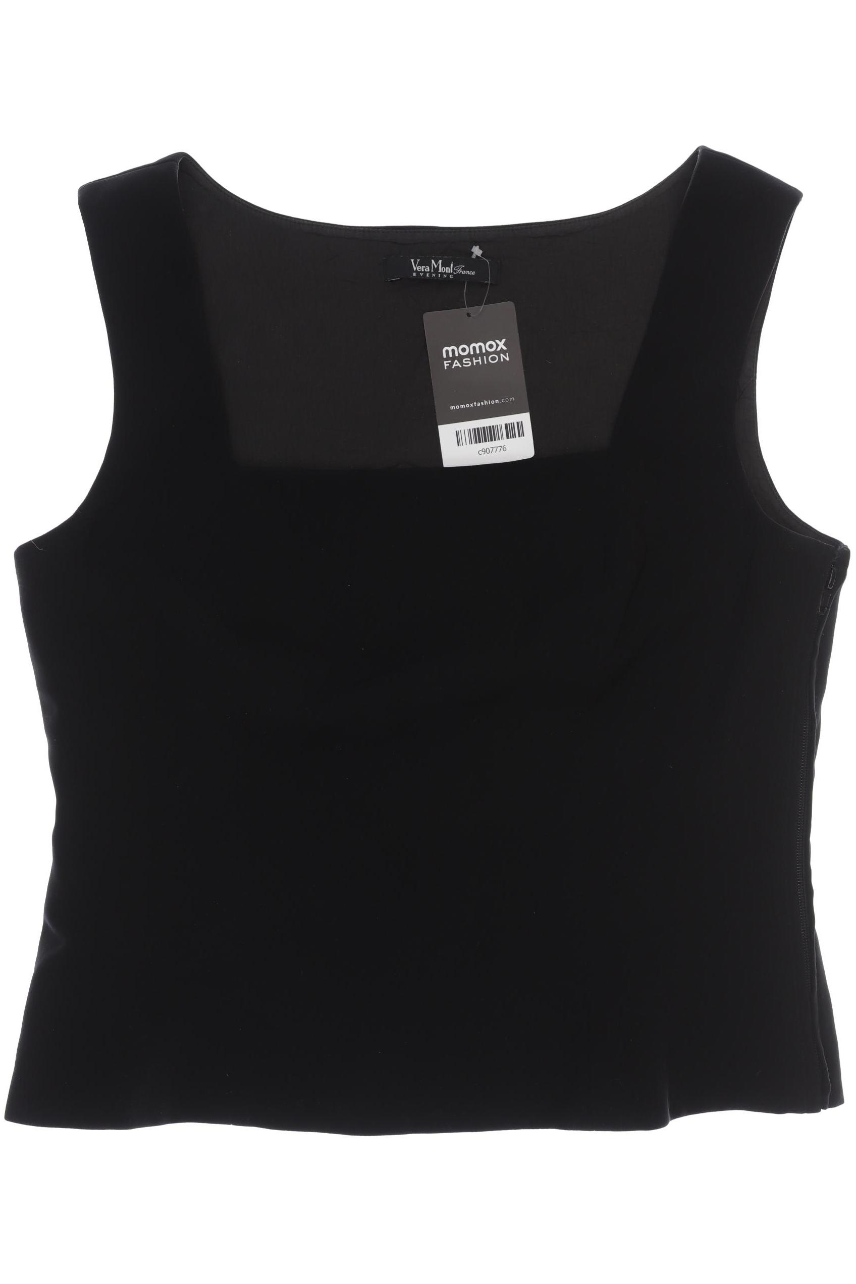 

Vera Mont Damen Top, schwarz, Gr. 40