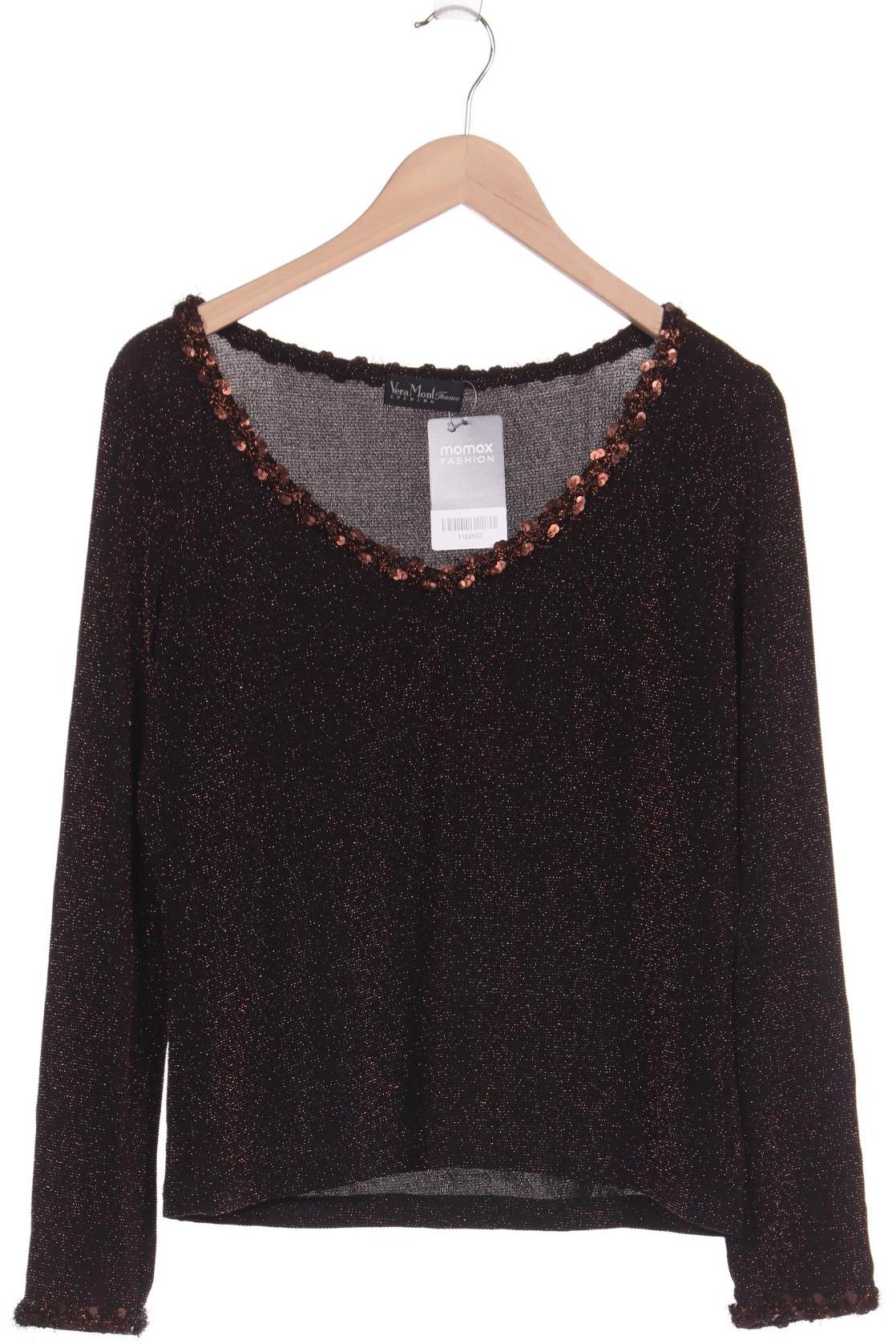 

Vera Mont Damen Langarmshirt, braun, Gr. 44