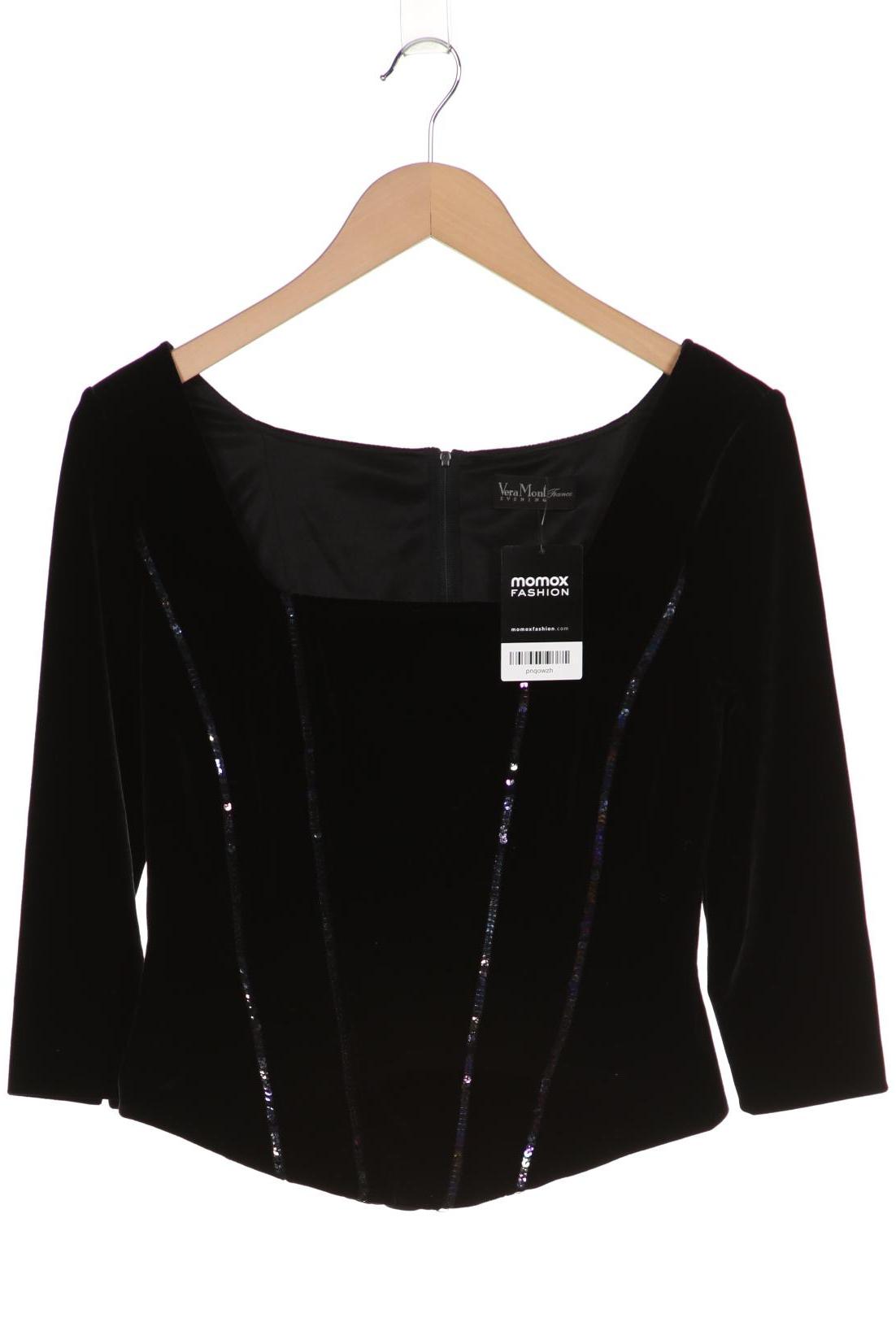 

Vera Mont Damen Langarmshirt, schwarz, Gr. 36