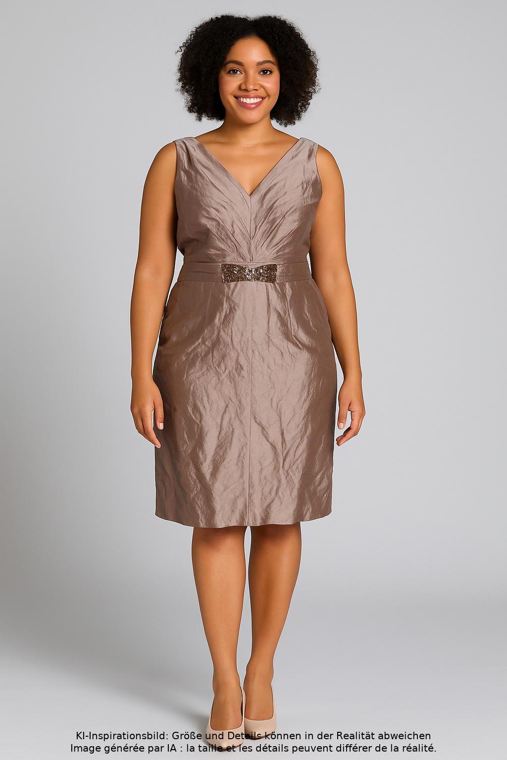 

Vera Mont Damen Kleid, beige, Gr. 44