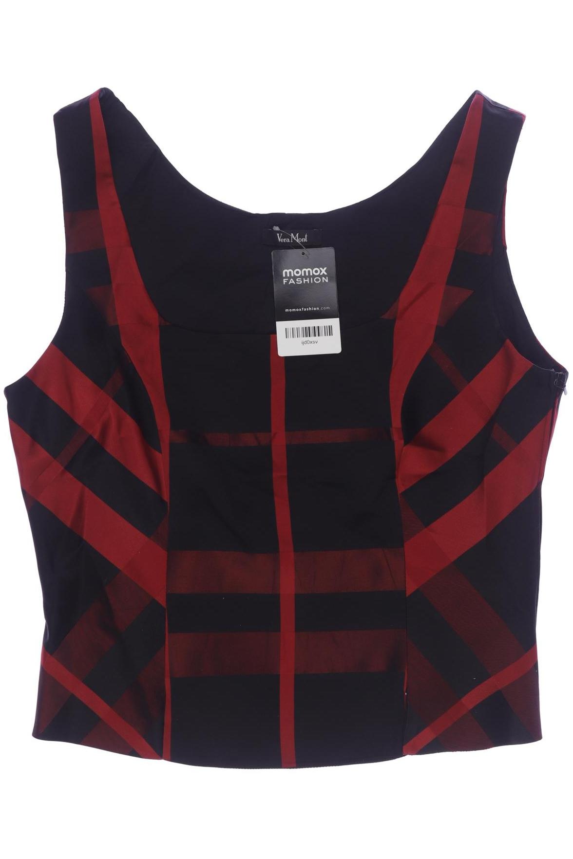 

Vera Mont Damen Top, schwarz, Gr. 40
