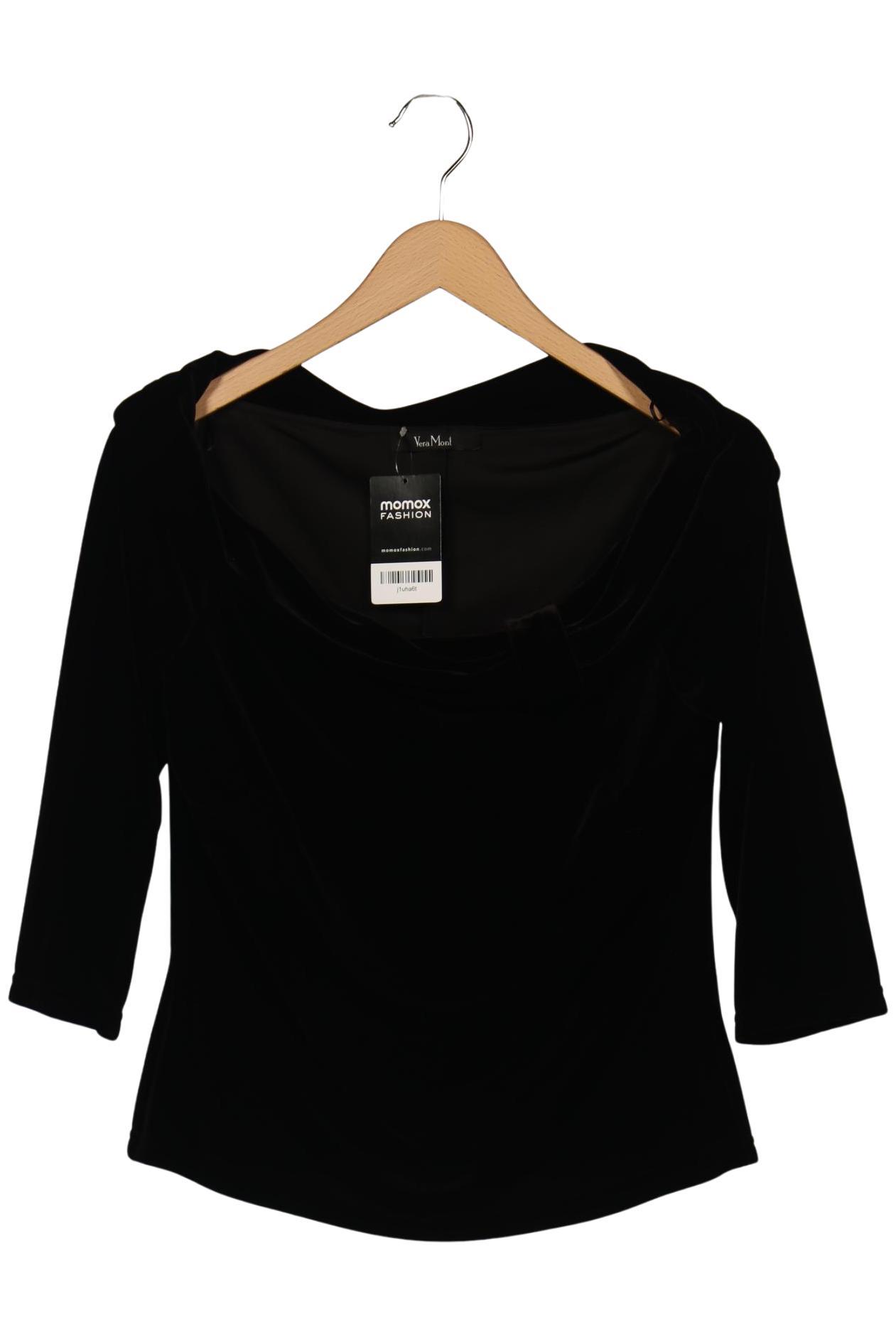 

Vera Mont Damen Langarmshirt, schwarz, Gr. 42