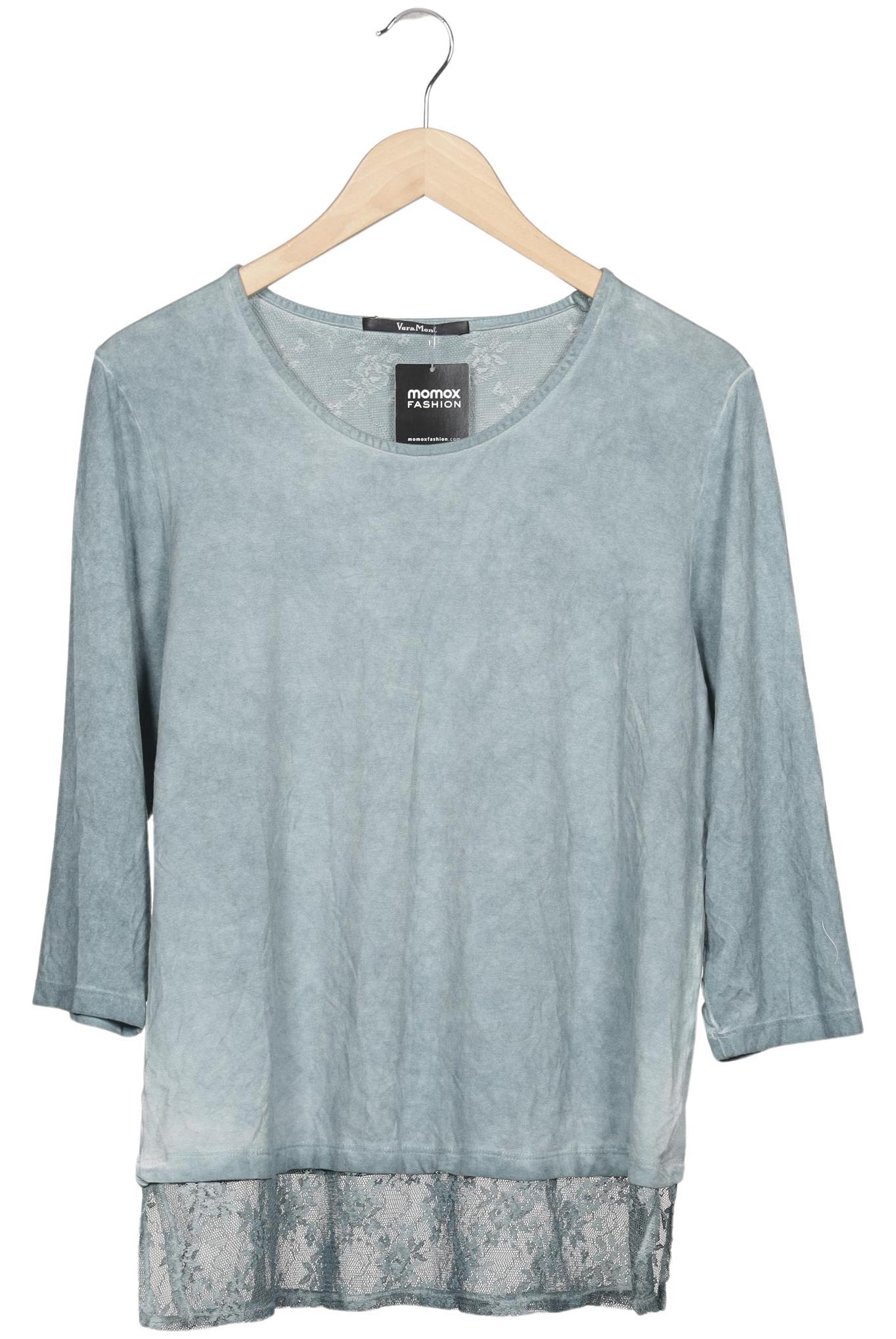 

Vera Mont Damen Langarmshirt, hellblau, Gr. 42