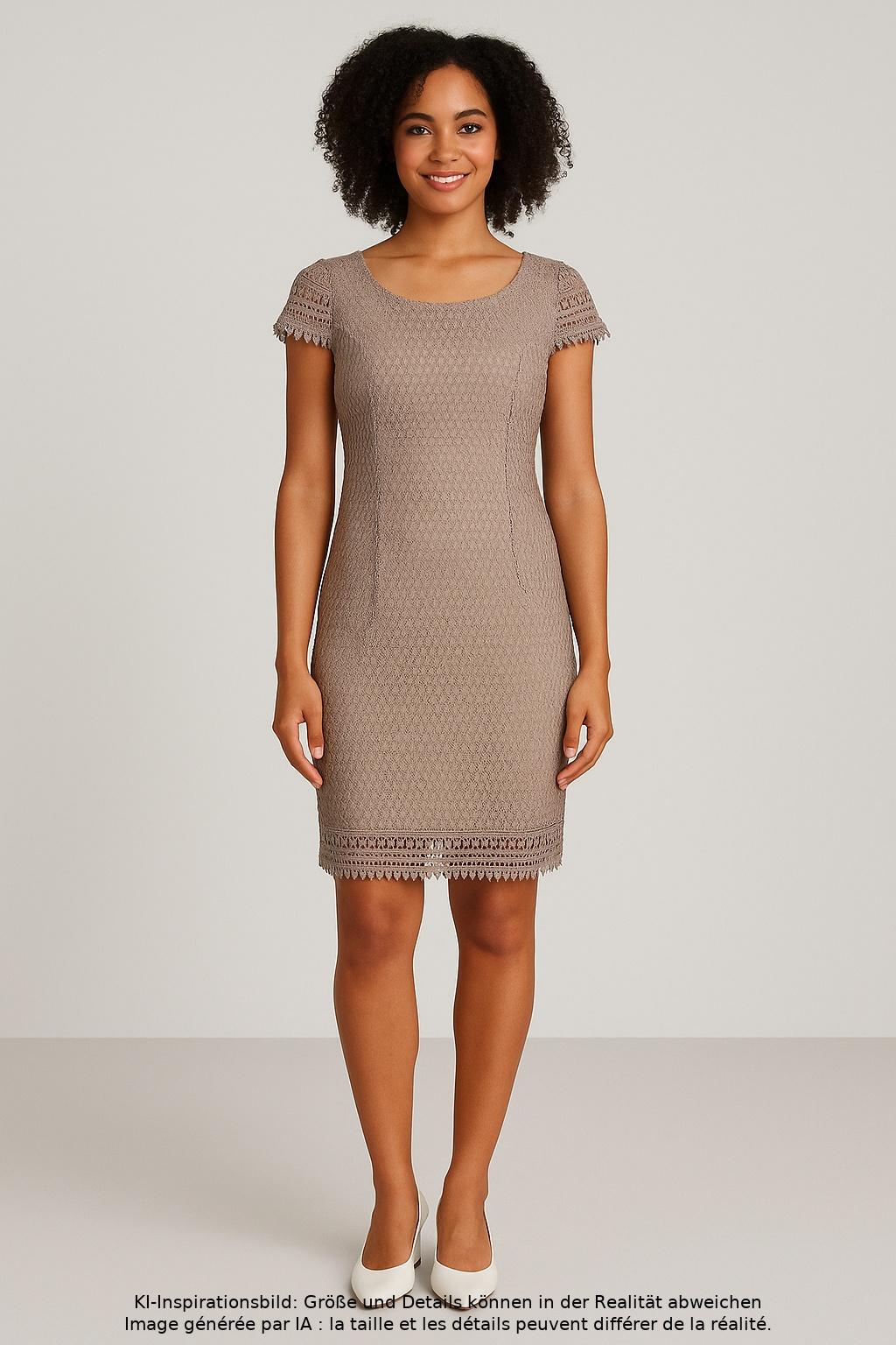 

Vera Mont Damen Kleid, beige, Gr. 40