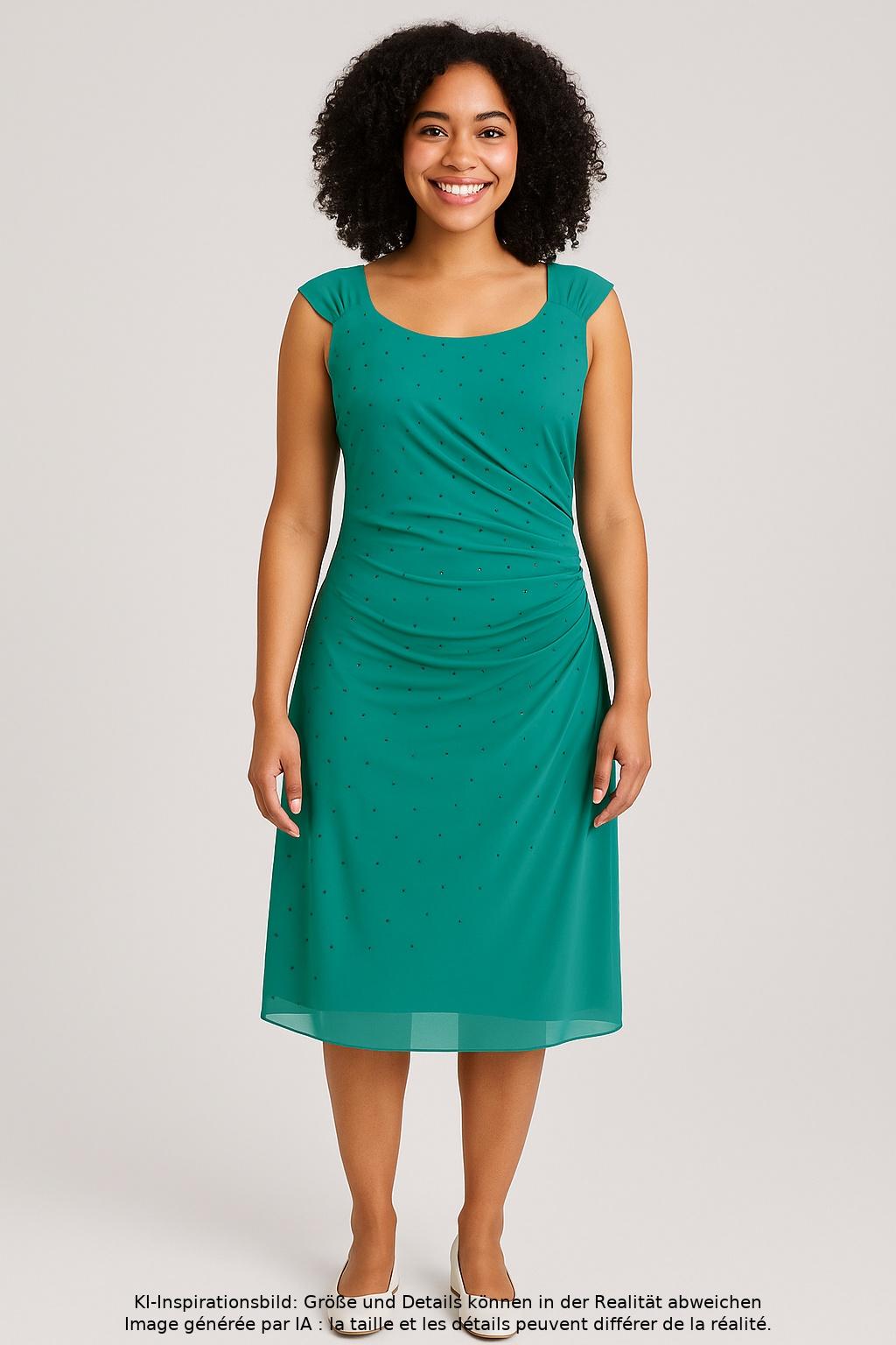 

Vera Mont Damen Kleid, grün, Gr. 38