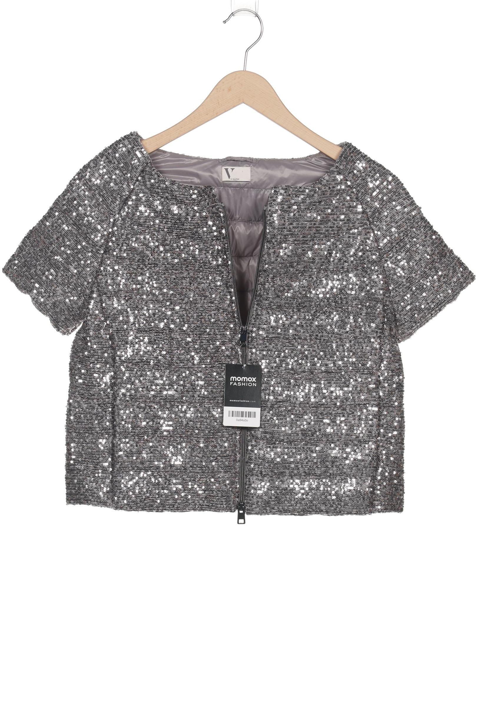 

Vera Mont Damen Jacke, silber, Gr. 34
