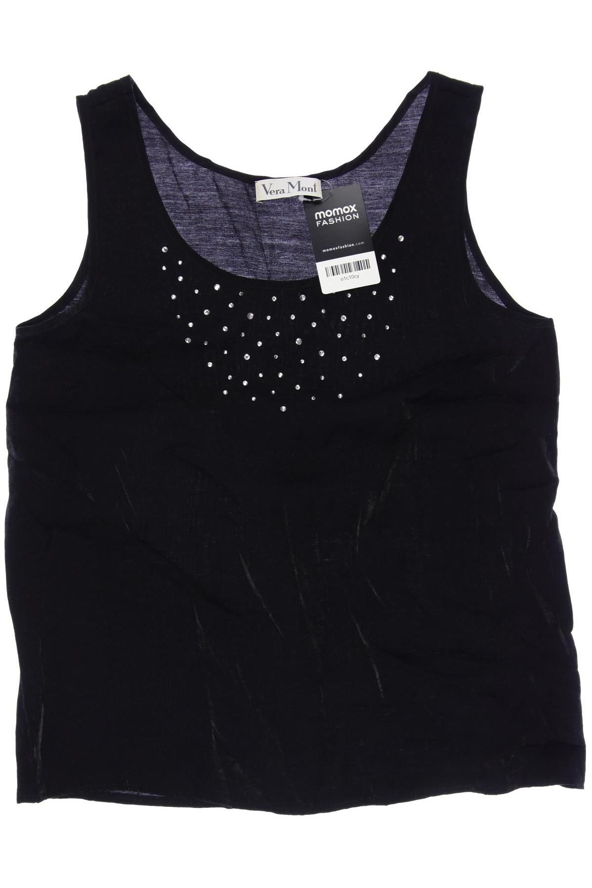 

Vera Mont Damen Top, schwarz, Gr. 36