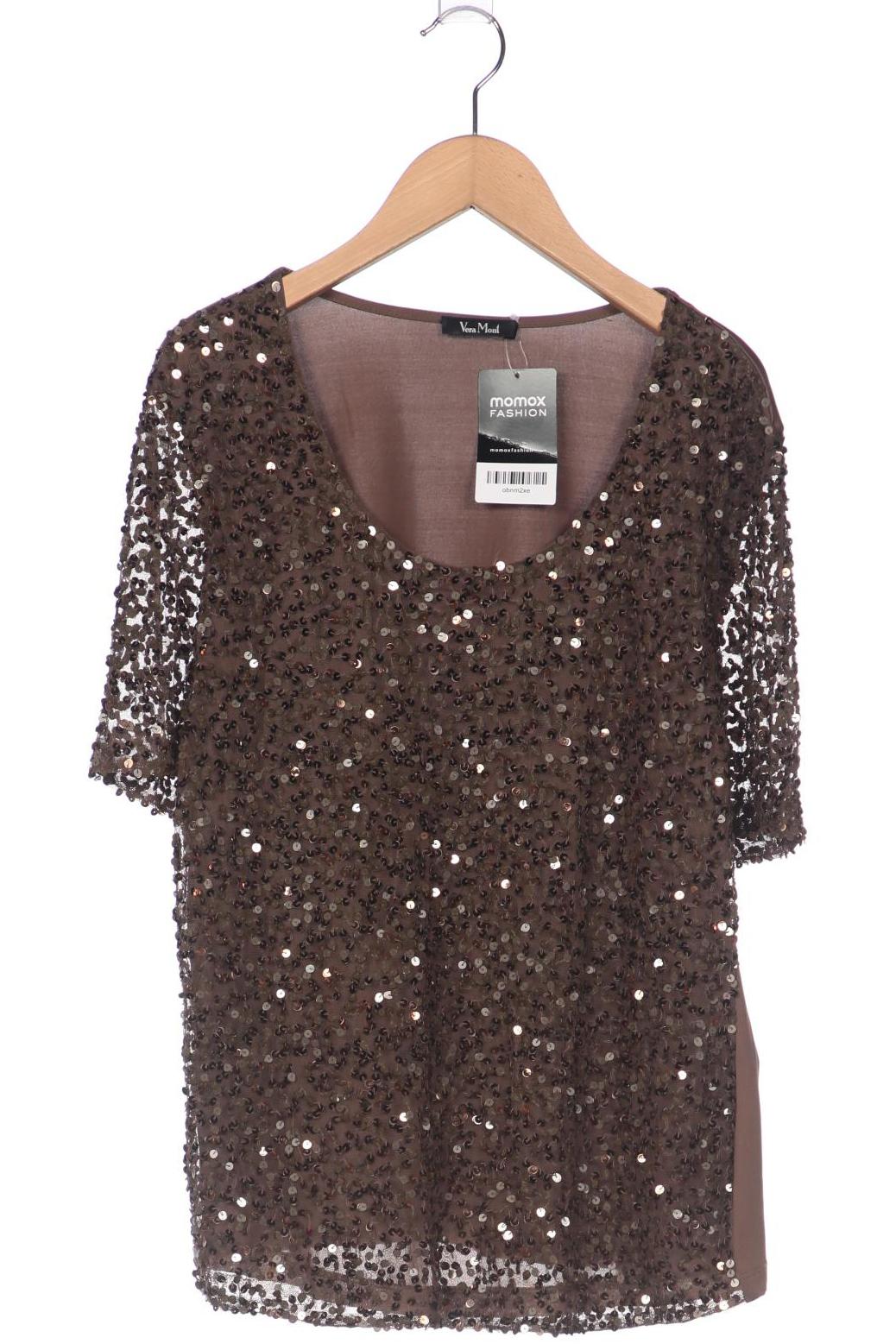 

Vera Mont Damen T-Shirt, braun, Gr. 44