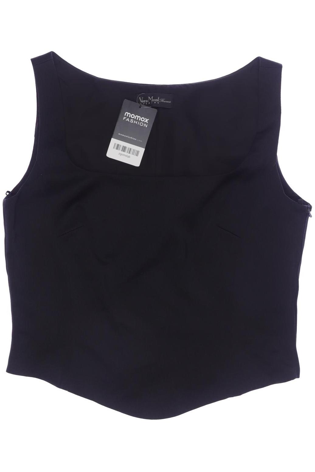 

Vera Mont Damen Top, schwarz, Gr. 36
