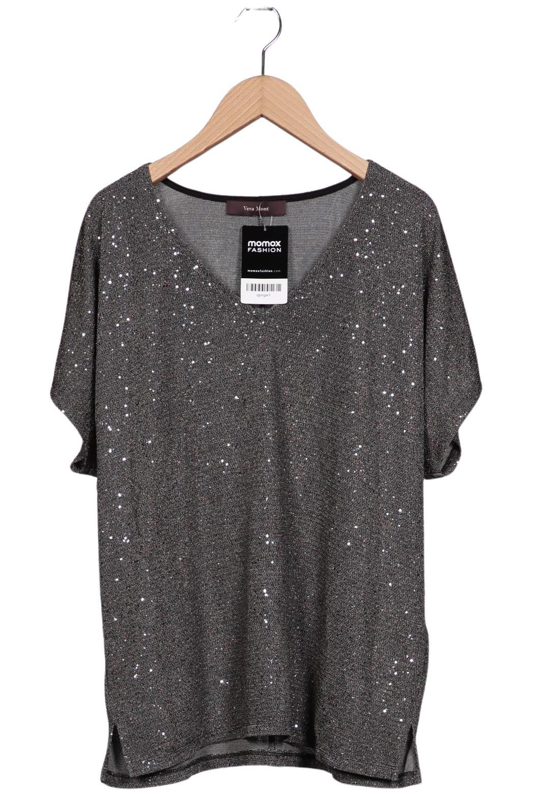

Vera Mont Damen T-Shirt, silber, Gr. 42