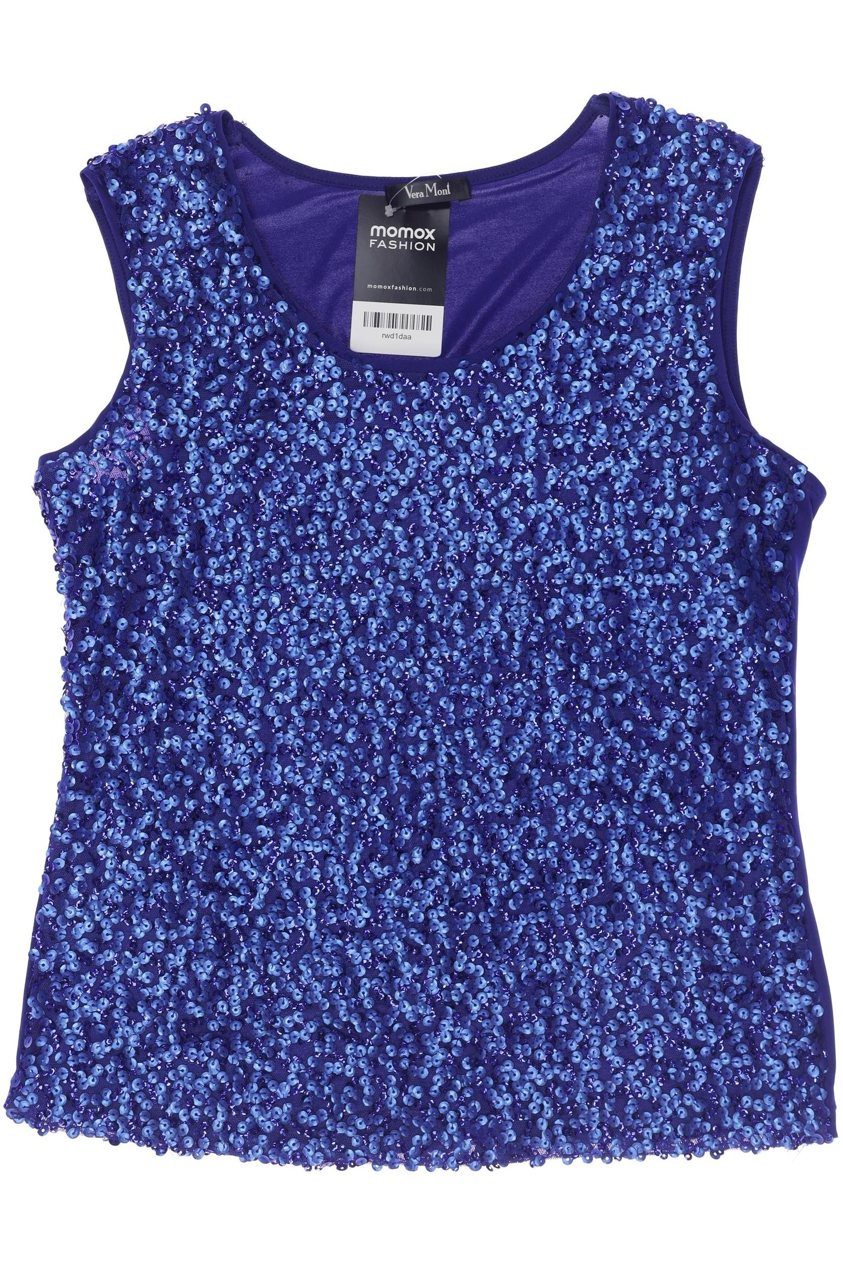 

Vera Mont Damen Top, blau, Gr. 40