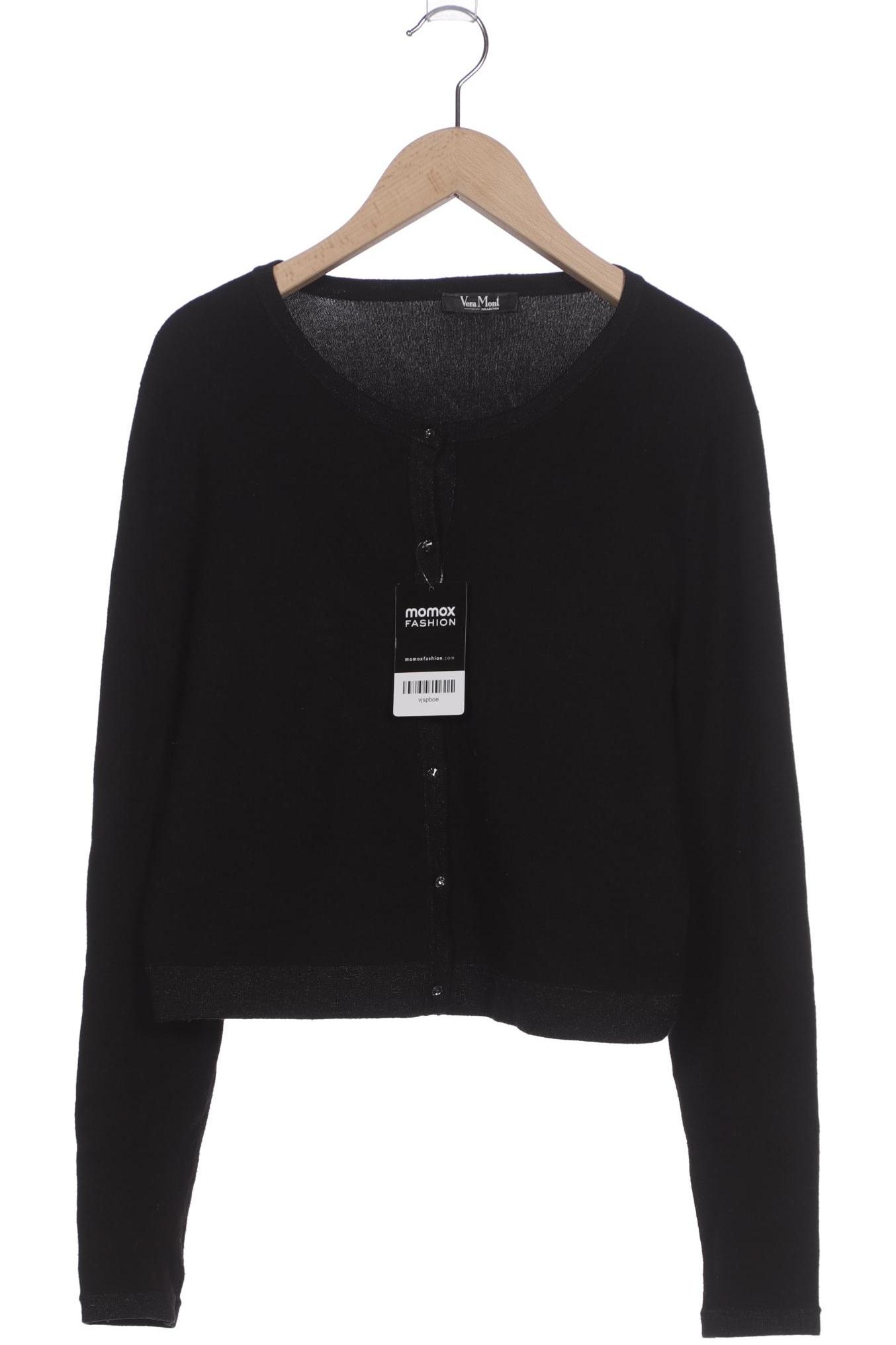 

Vera Mont Damen Strickjacke, schwarz, Gr. 40
