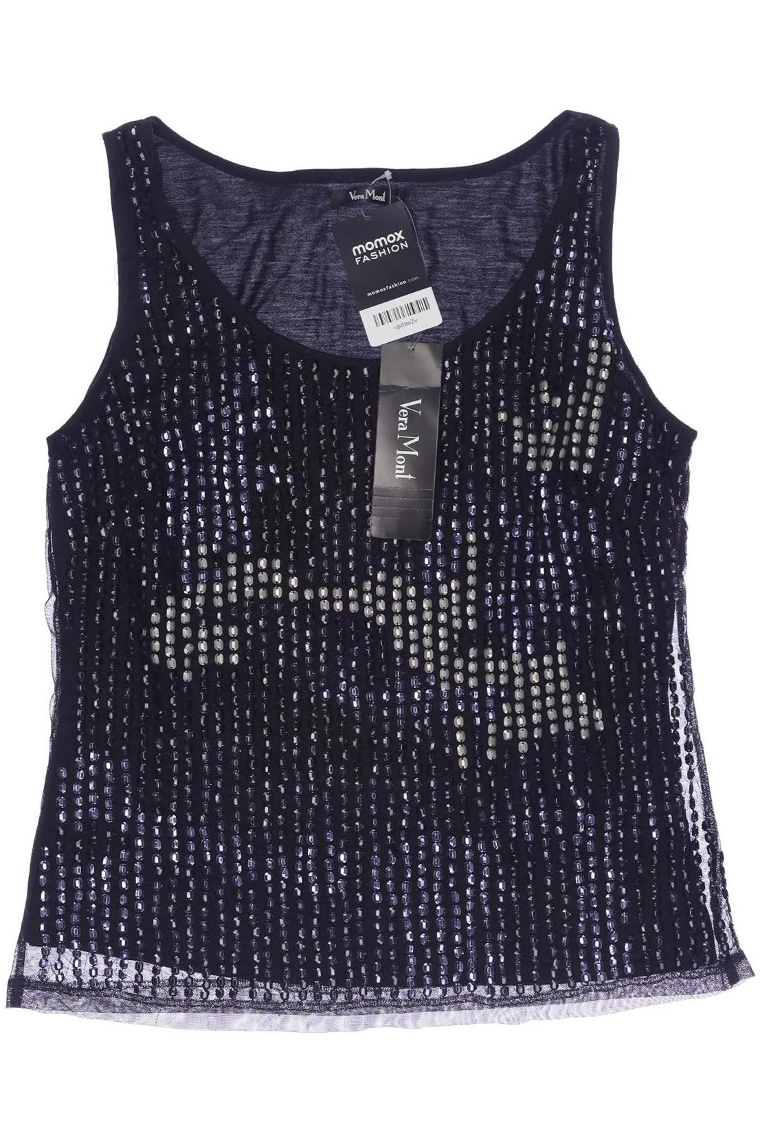 

Vera Mont Damen Top, schwarz, Gr. 42
