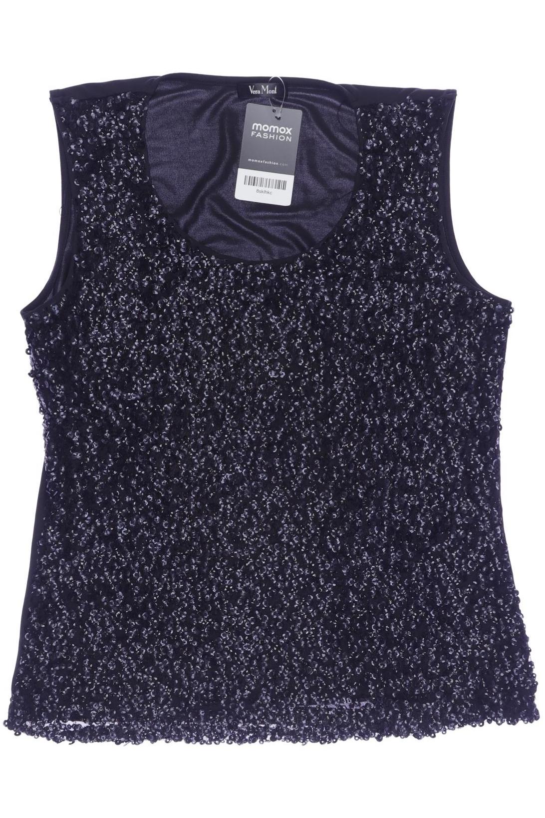 

Vera Mont Damen Top, schwarz, Gr. 42