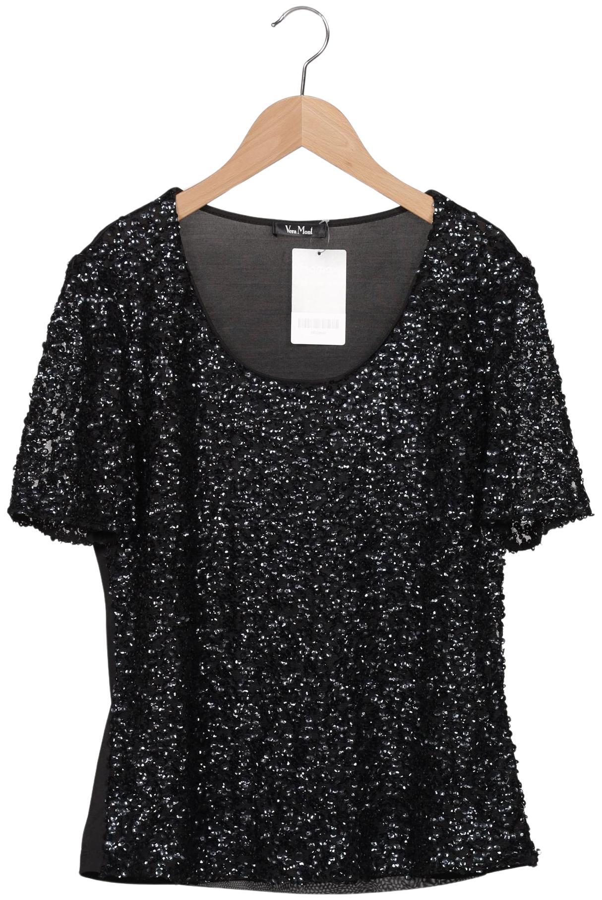 

Vera Mont Damen T-Shirt, schwarz, Gr. 44