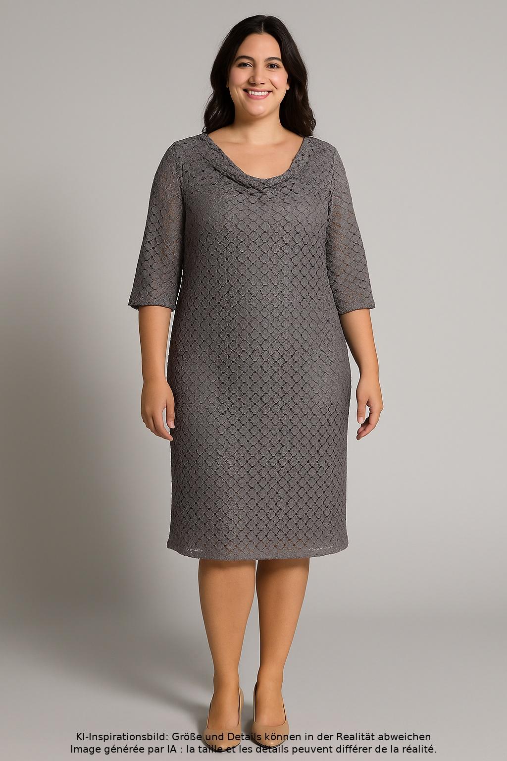 

Vera Mont Damen Kleid, grau, Gr. 46