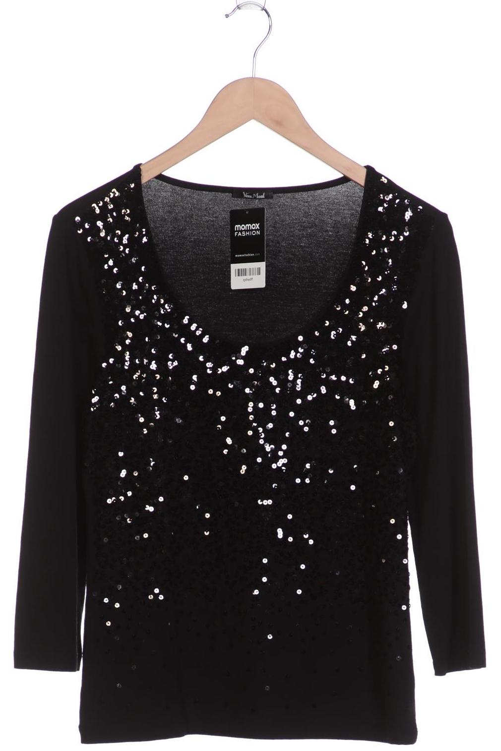 

Vera Mont Damen Langarmshirt, schwarz, Gr. 36