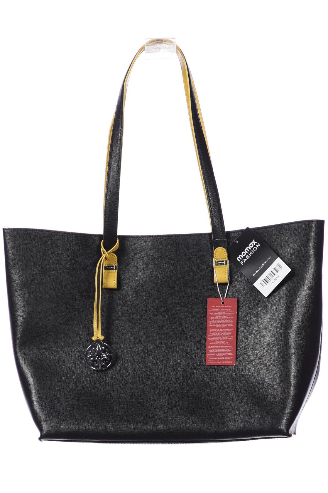 

Vera Pelle Damen Handtasche, schwarz