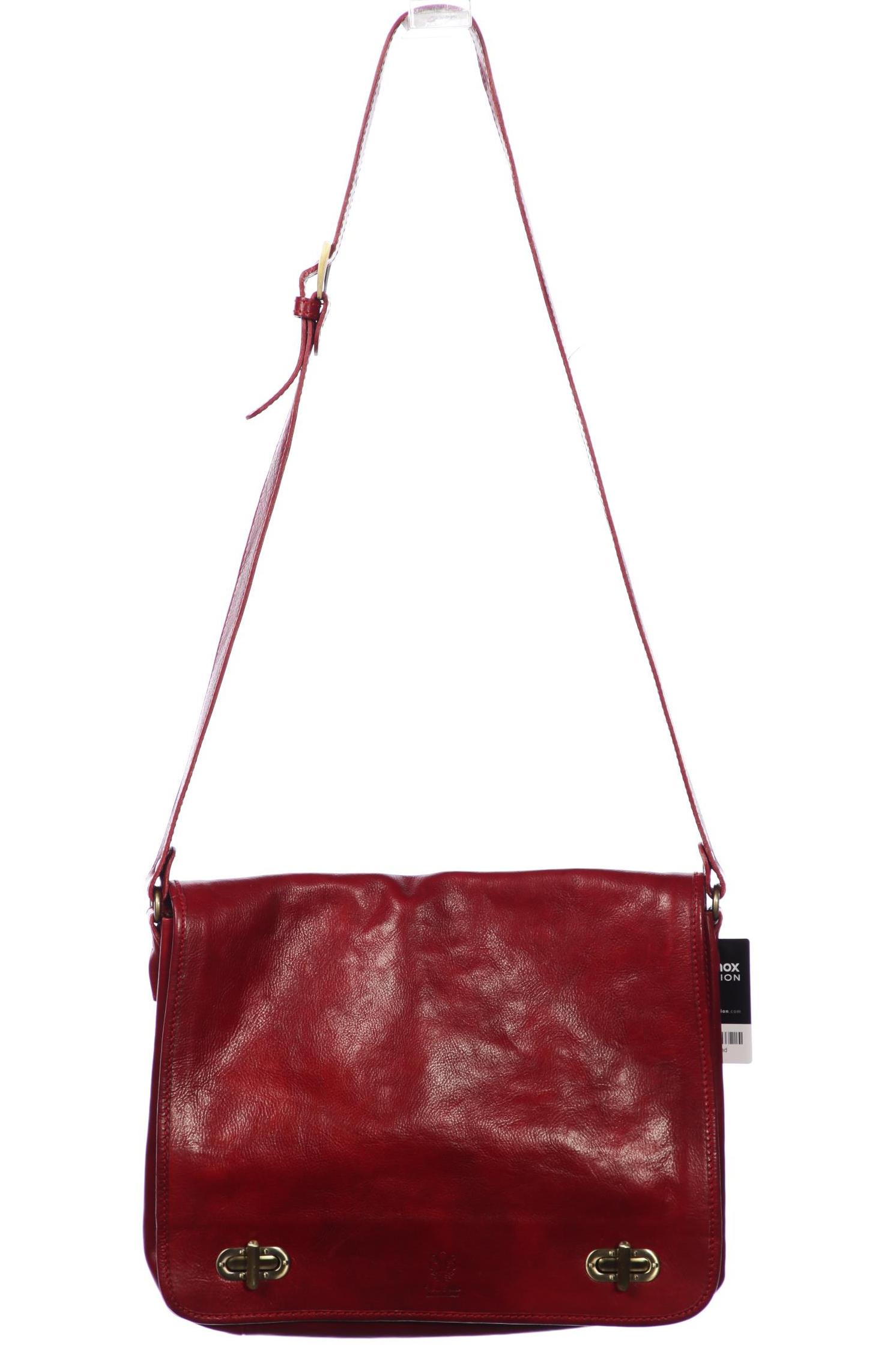 

Vera Pelle Damen Handtasche, rot, Gr.