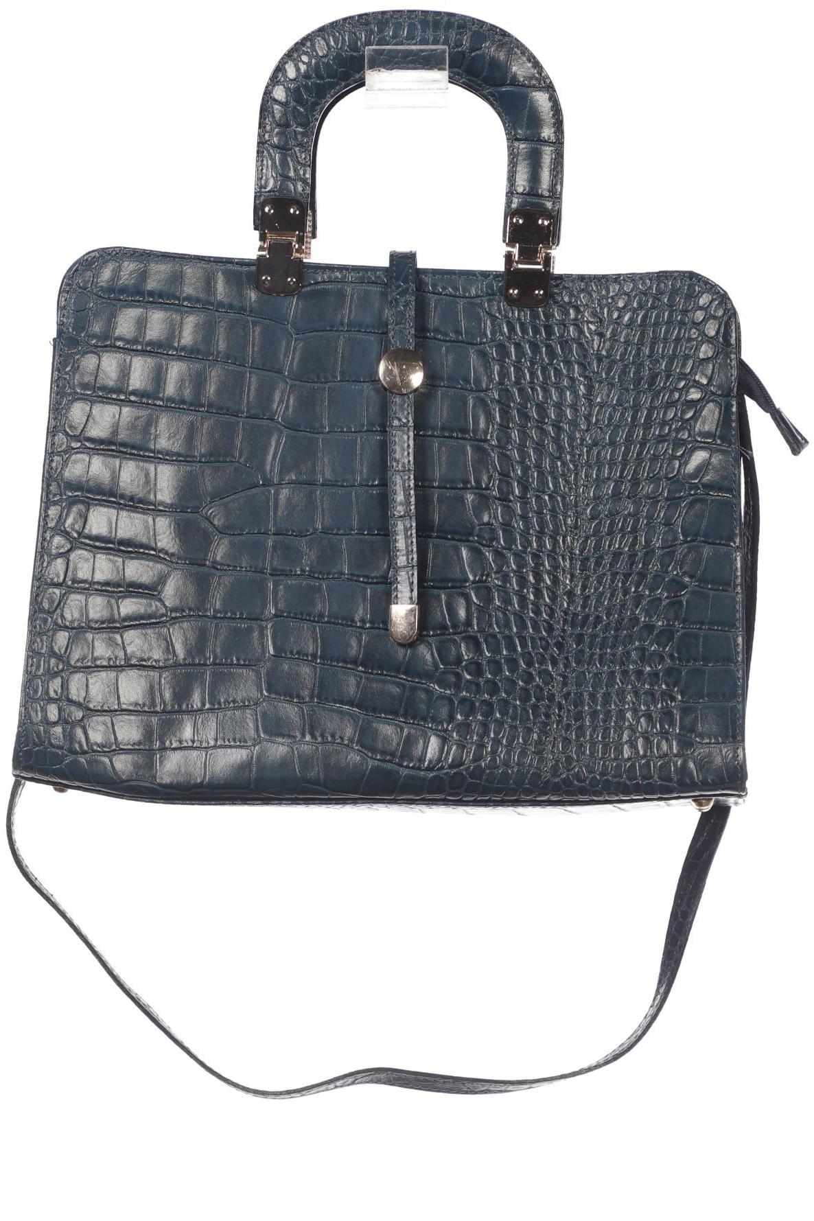 

Vera Pelle Damen Handtasche, blau, Gr.