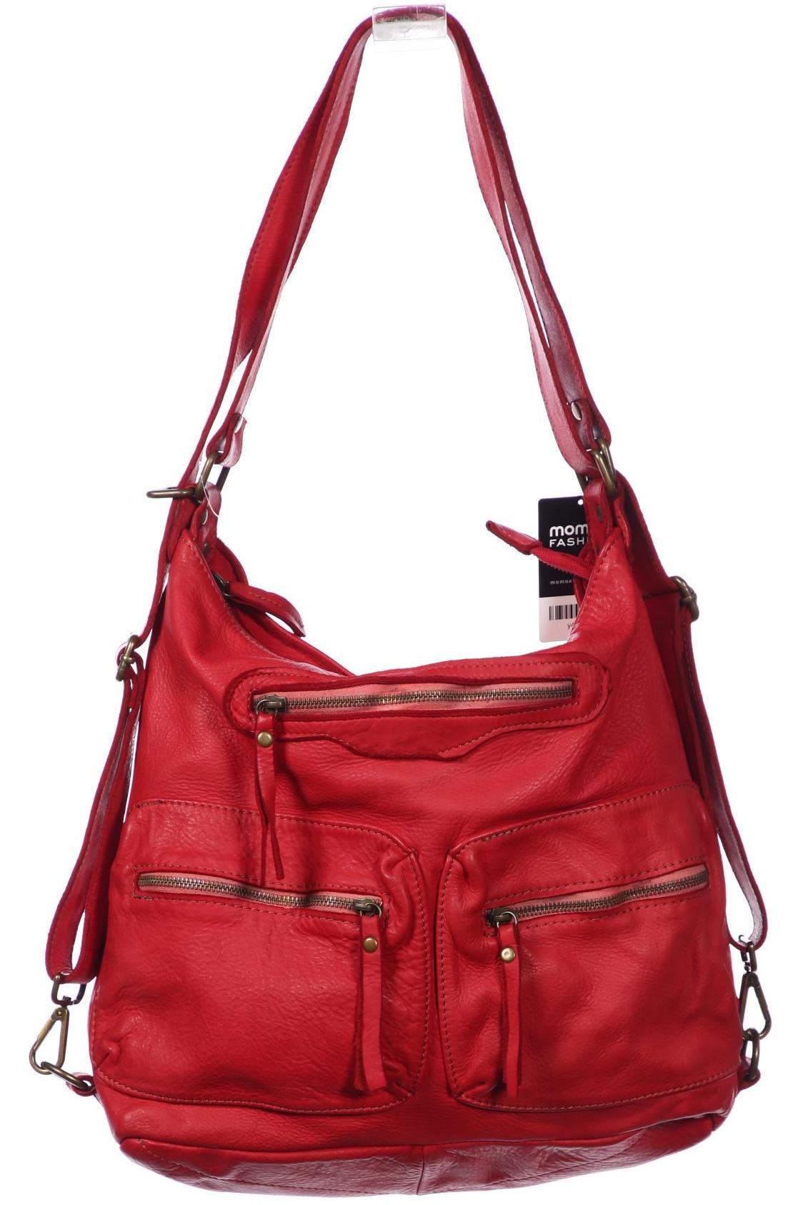 

Vera Pelle Damen Handtasche, rot, Gr.