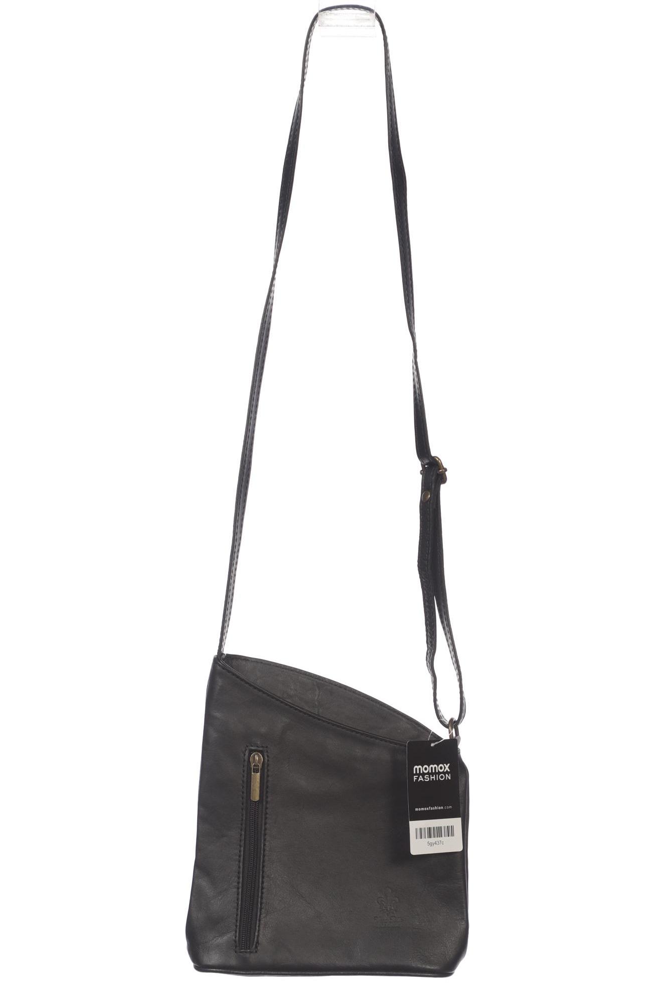 

Vera Pelle Damen Handtasche, schwarz, Gr.