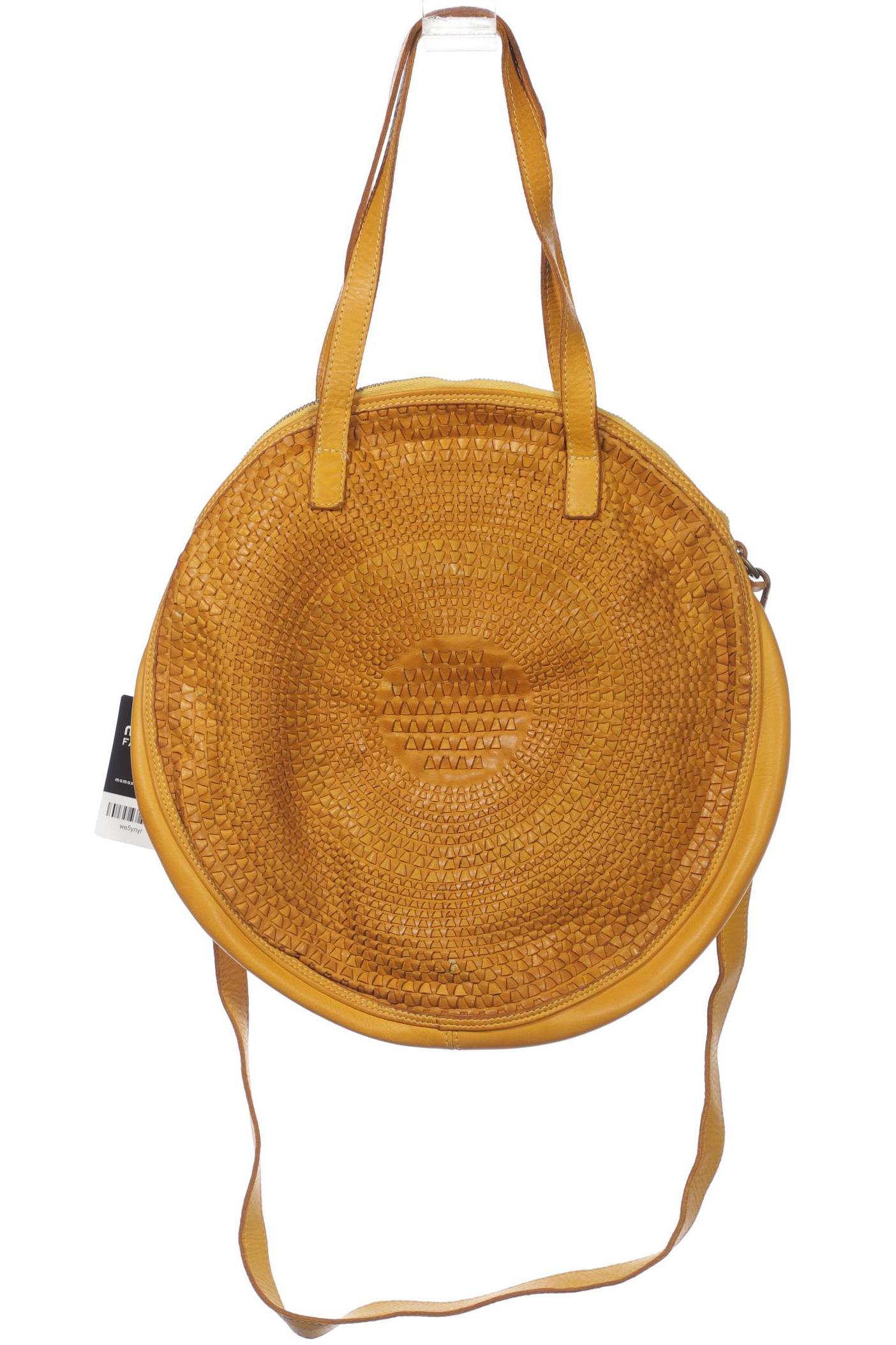 

Vera Pelle Damen Handtasche, gelb