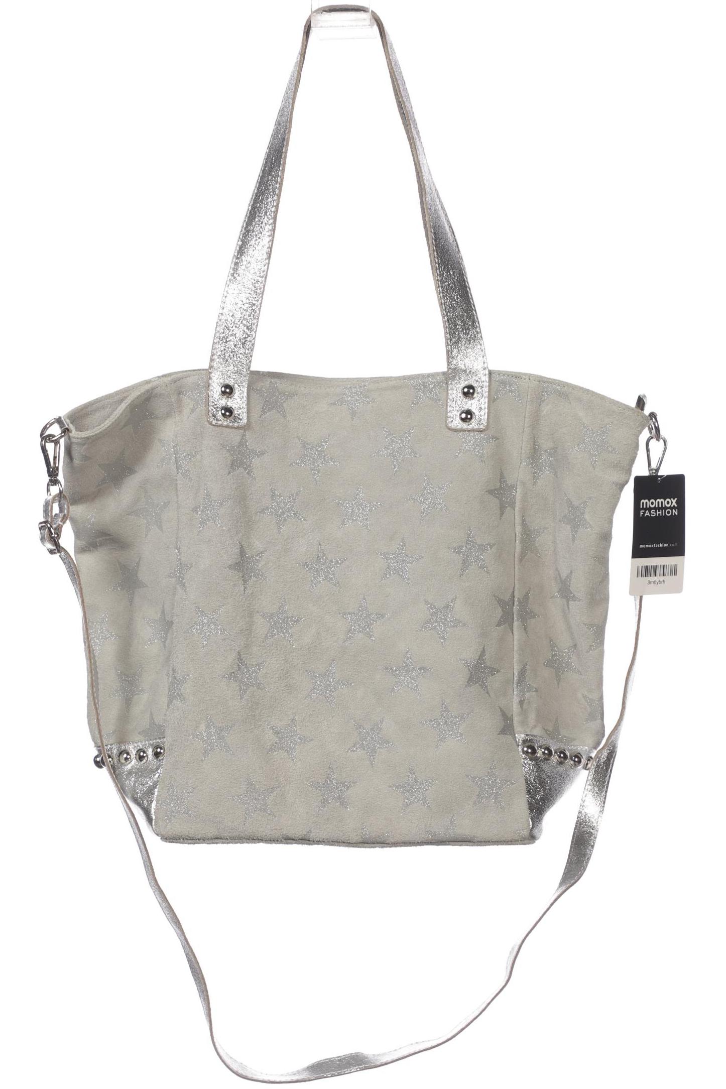

Vera Pelle Damen Handtasche, grau, Gr.