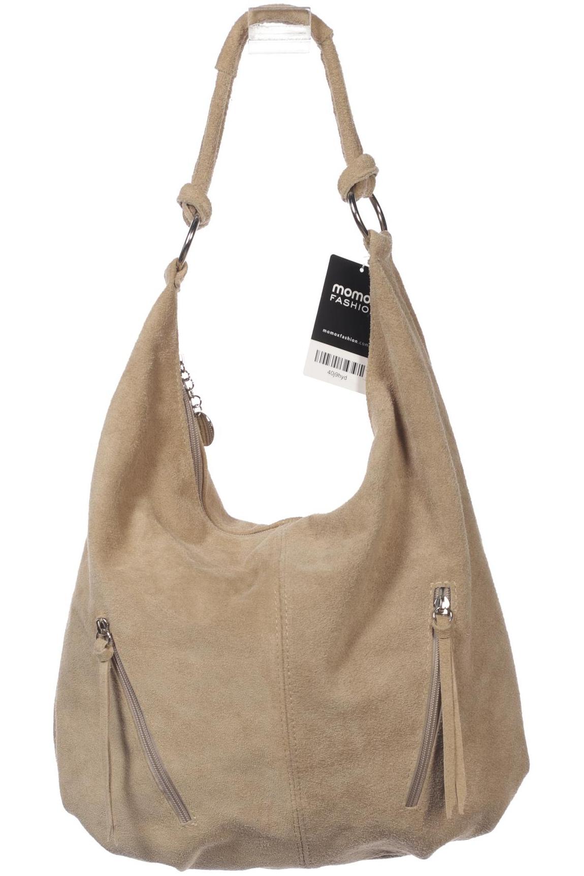 

Vera Pelle Damen Handtasche, beige, Gr.
