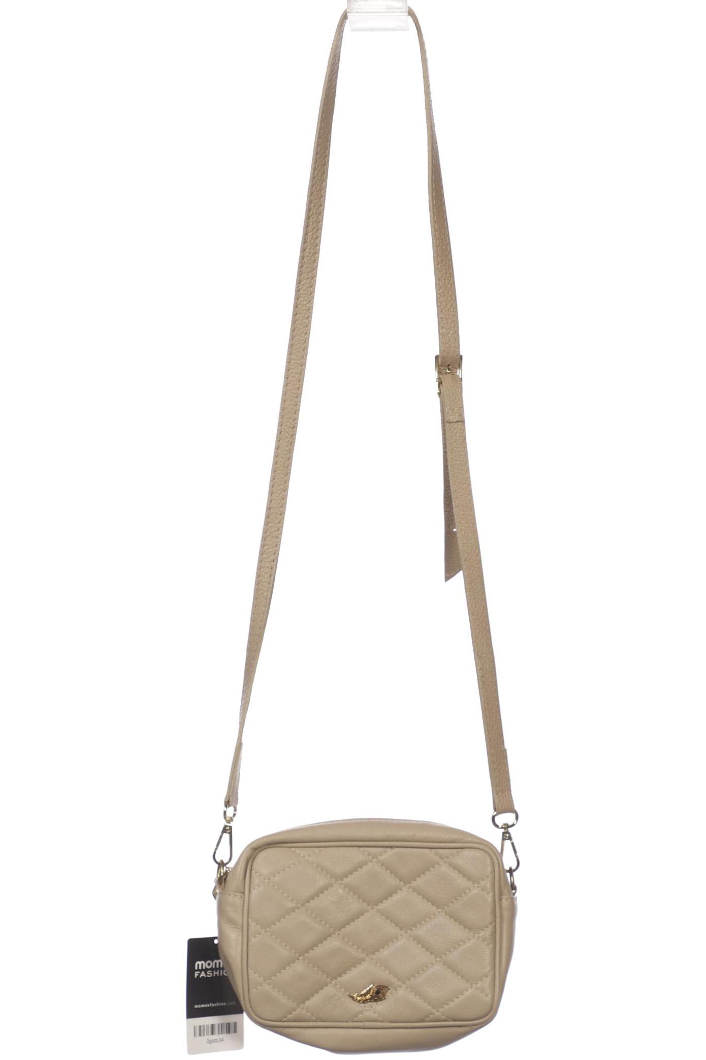 

Vera Pelle Damen Handtasche, beige, Gr.
