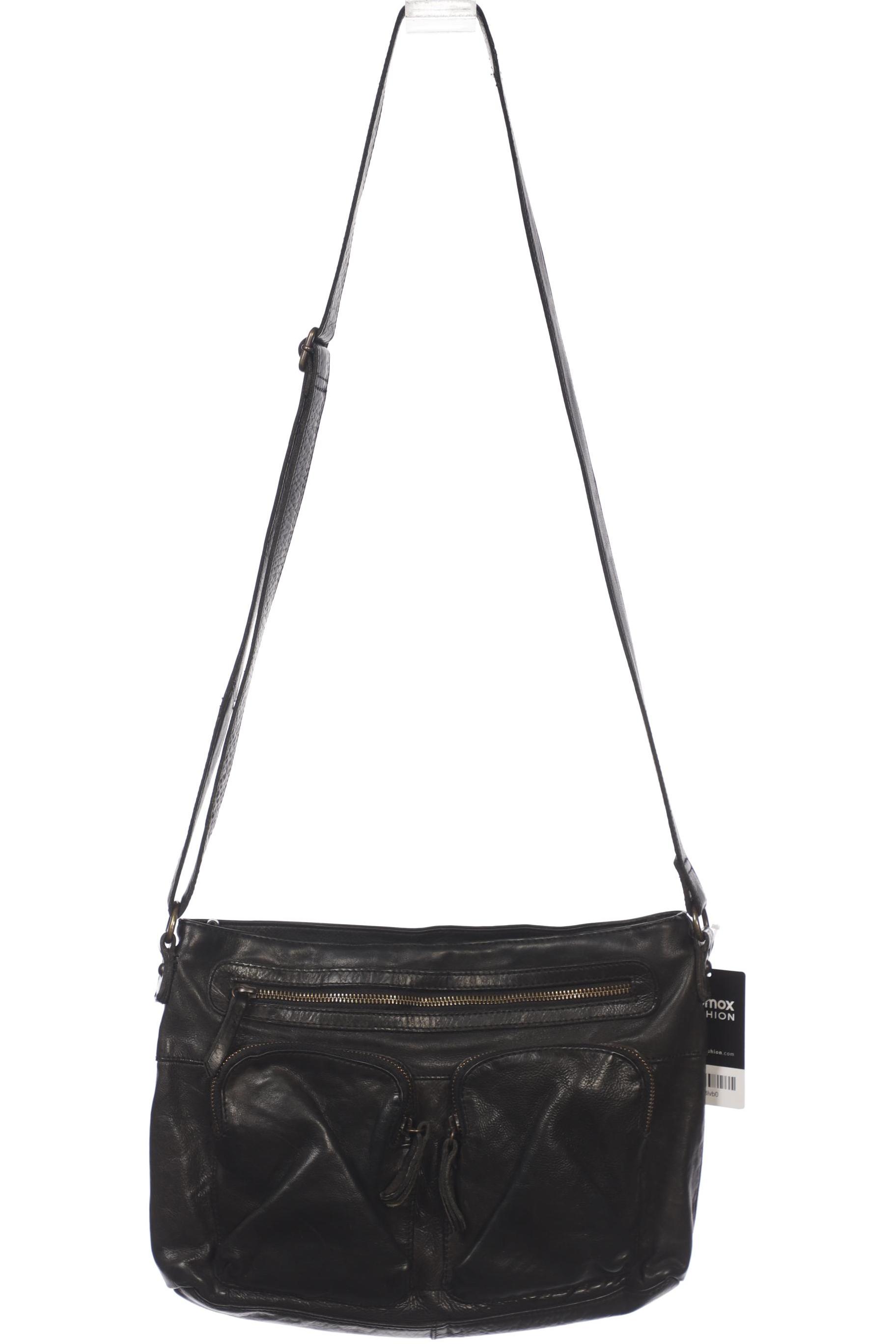 

Vera Pelle Damen Handtasche, schwarz, Gr.