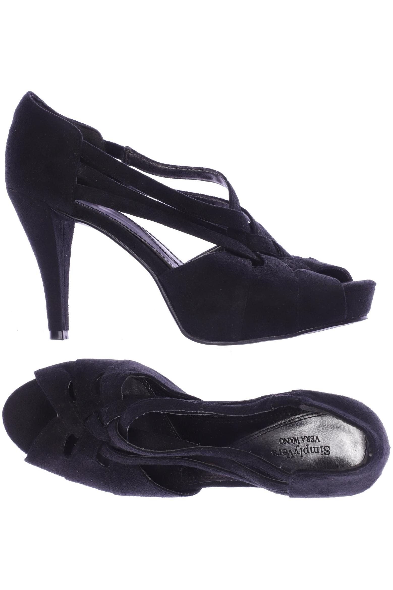 

Vera Wang Damen Sandale, schwarz, Gr. 40