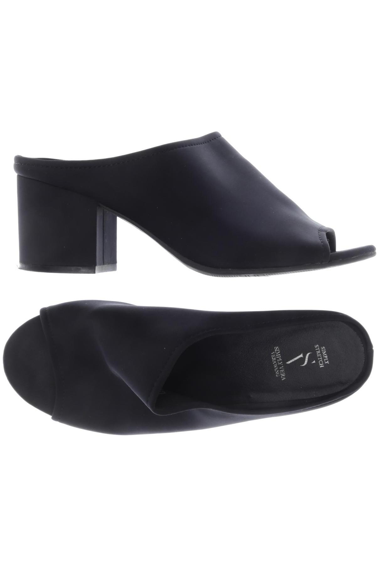 

Vera Wang Damen Sandale, schwarz, Gr. 7