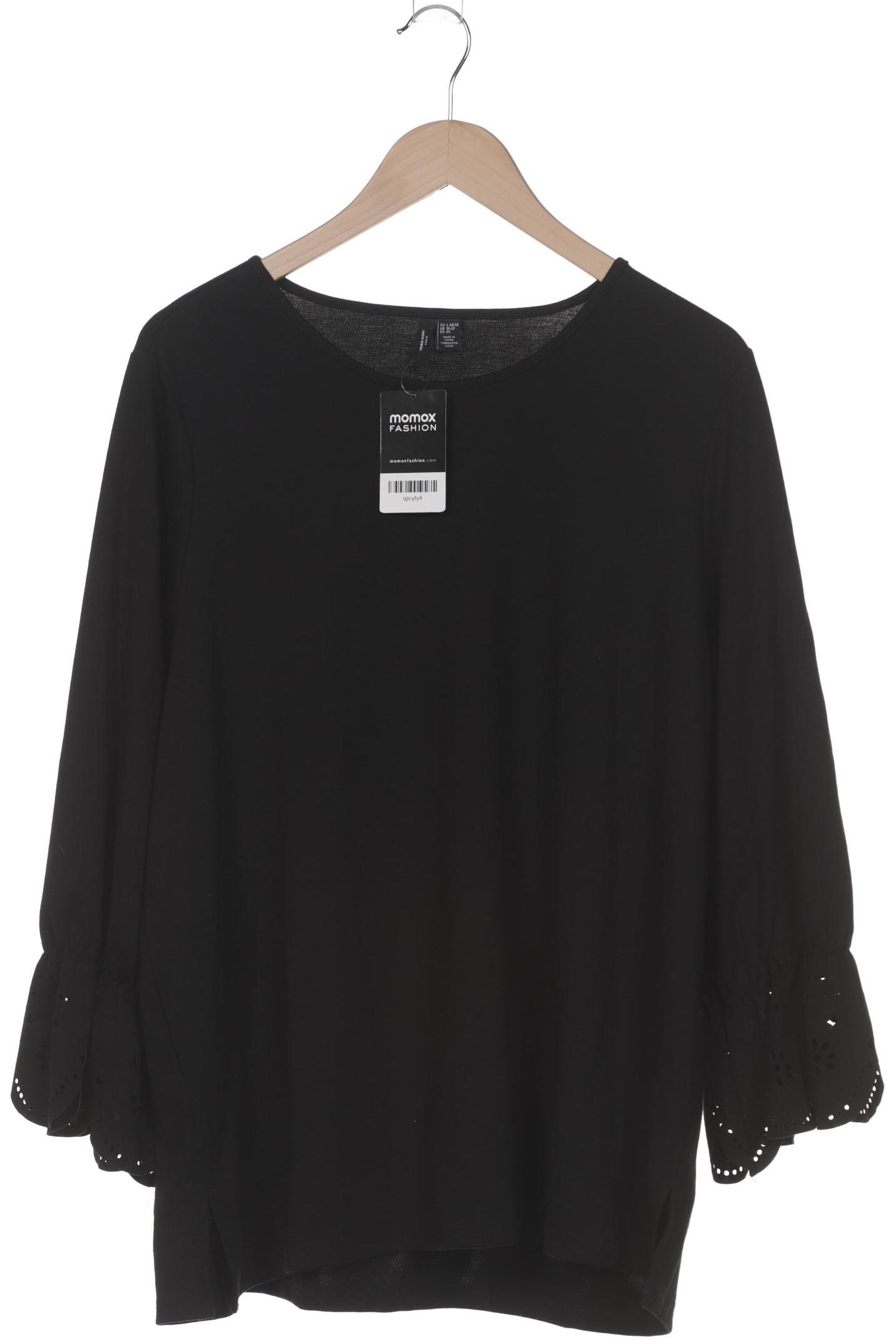 

Vero Moda Curve Damen Langarmshirt, schwarz, Gr. 48