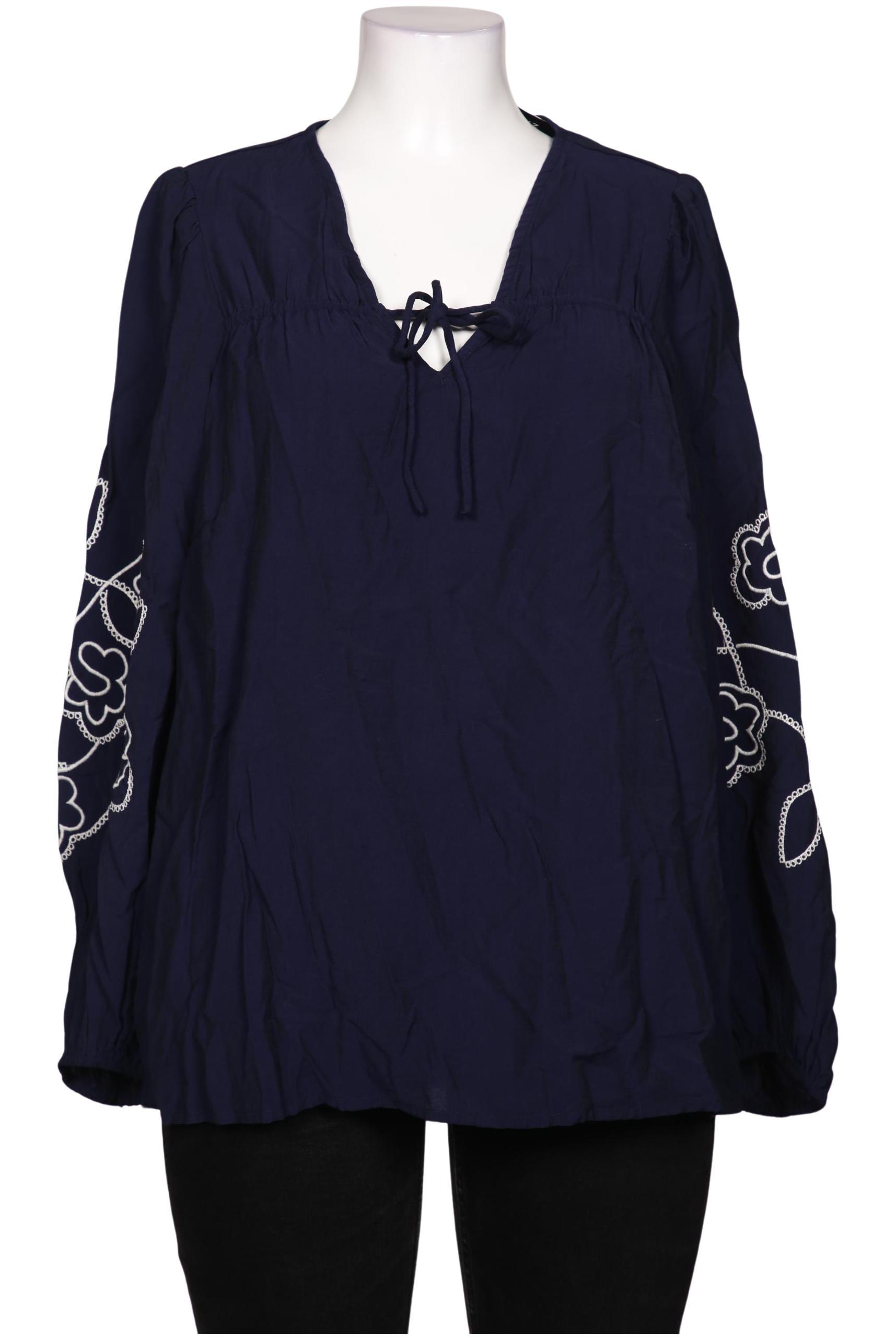 

Vero Moda Curve Damen Bluse, marineblau, Gr. 46