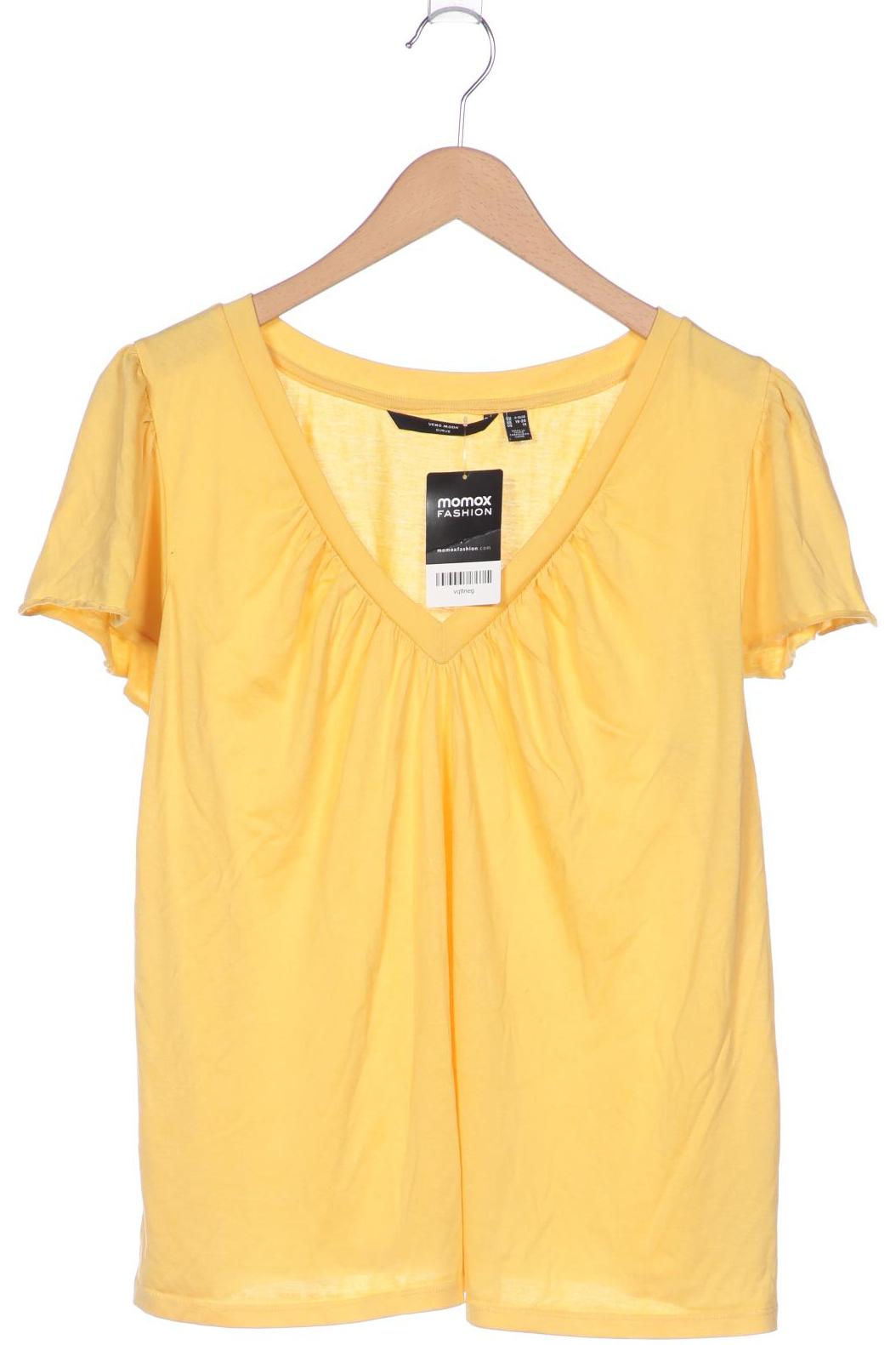

Vero Moda Curve Damen T-Shirt, gelb, Gr. 38