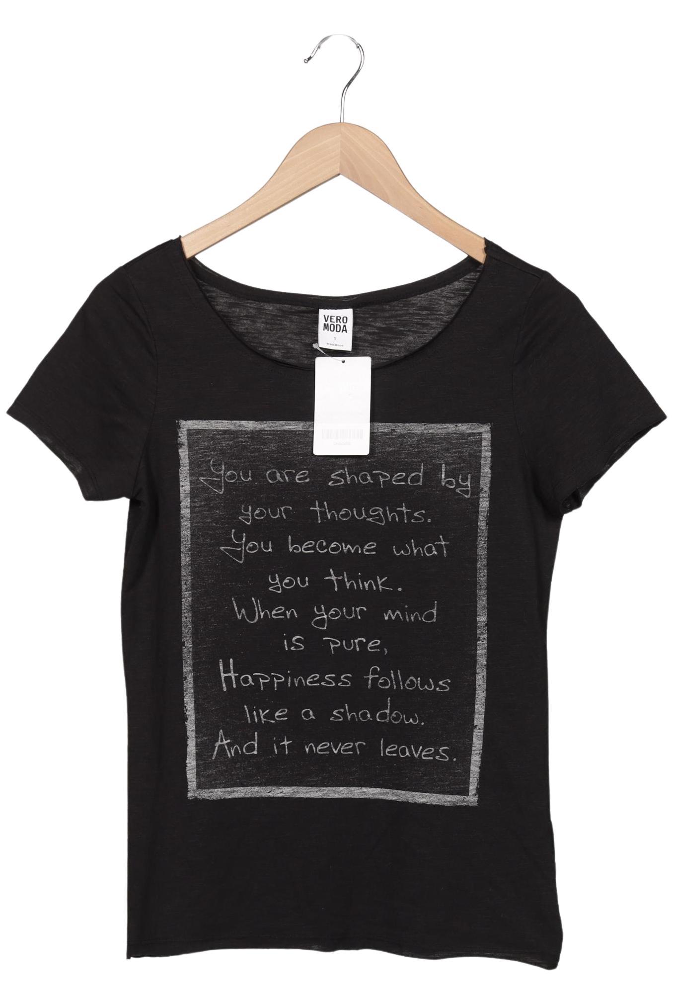 

Vero Moda Damen T-Shirt, schwarz, Gr. 36