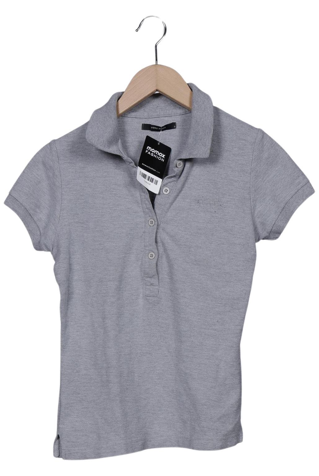 Thumbnail - Vero Moda Damen Poloshirt, grau, Gr. 36