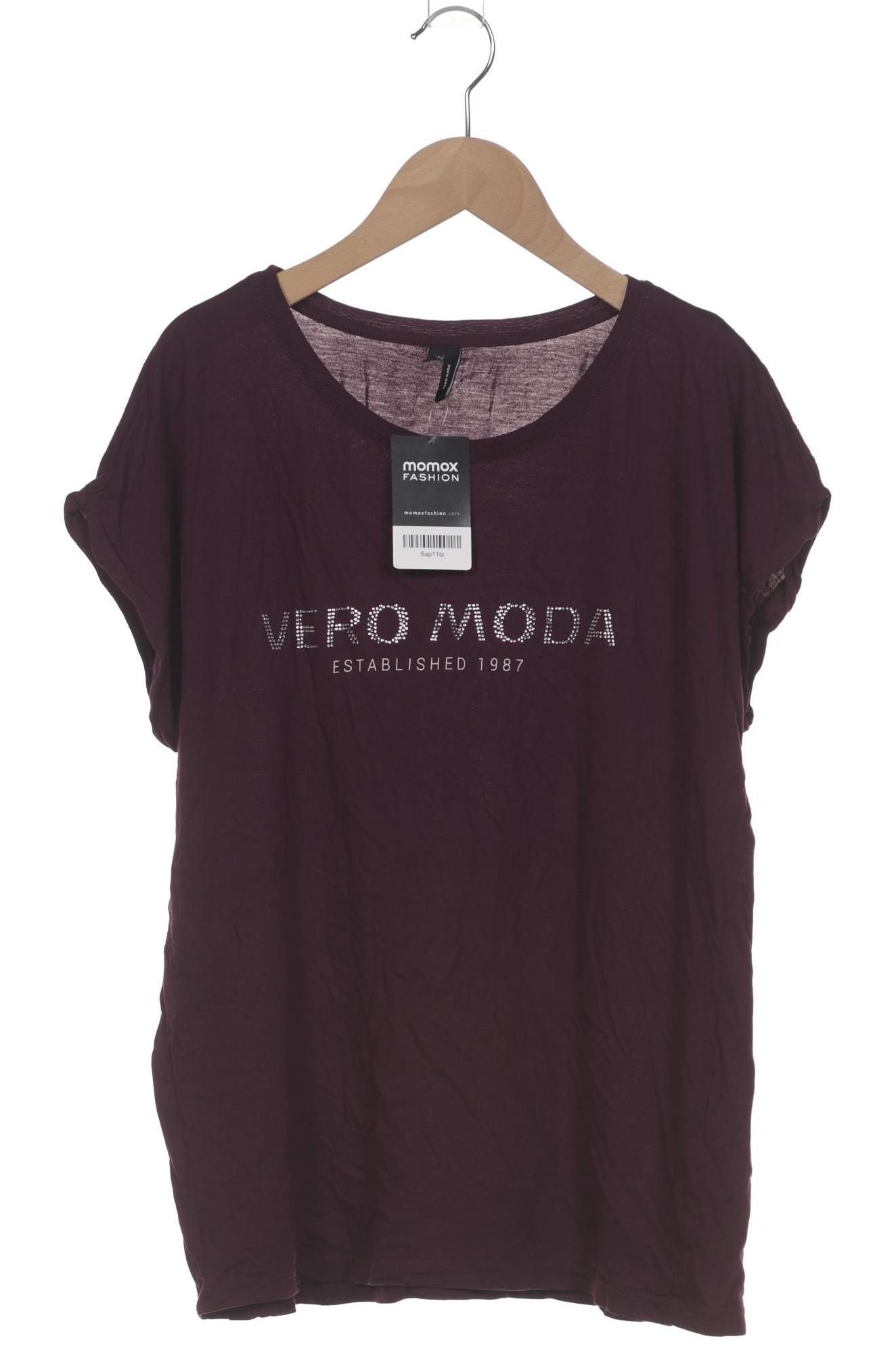 

Vero Moda Damen T-Shirt, bordeaux, Gr. 42