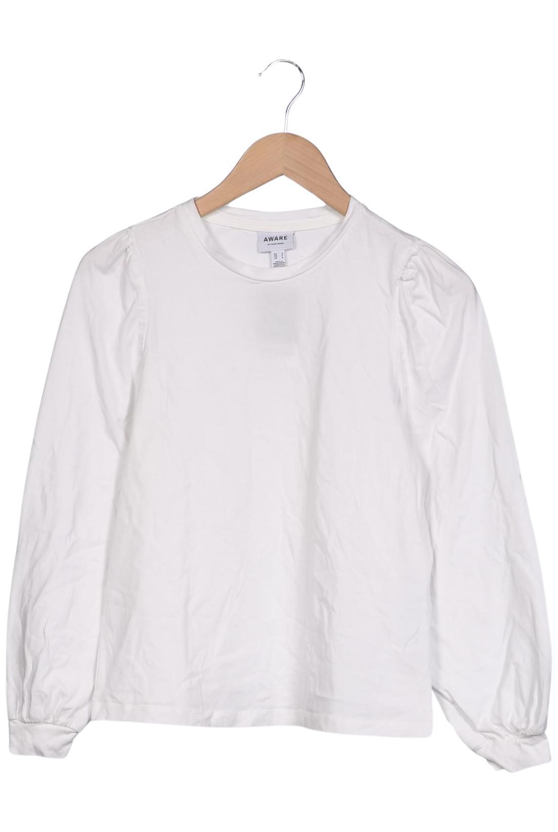 

Vero Moda Damen Langarmshirt, weiß, Gr. 36