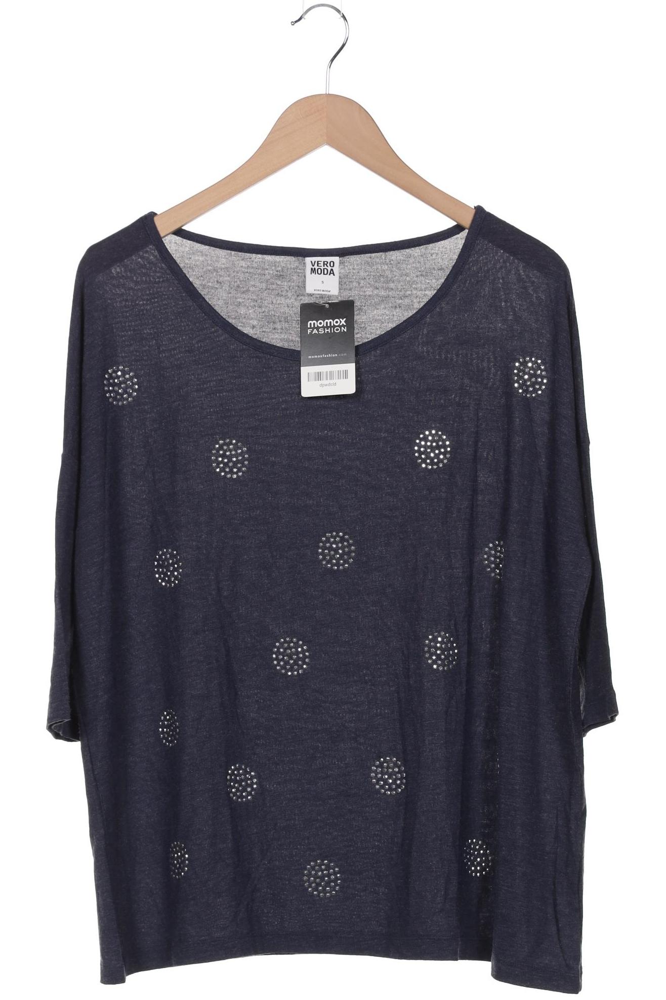 

Vero Moda Damen Langarmshirt, marineblau, Gr. 36