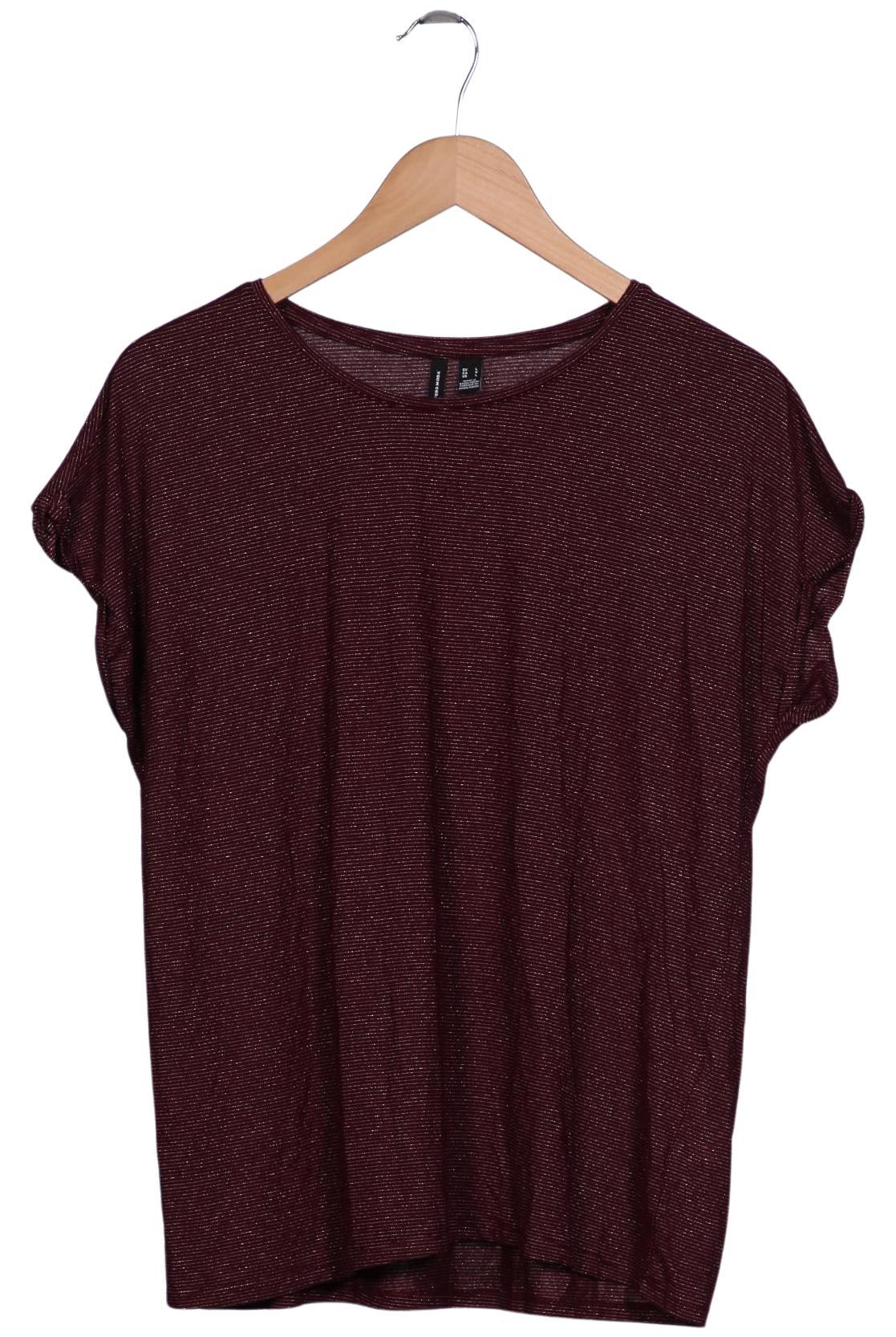 

Vero Moda Damen T-Shirt, bordeaux, Gr. 42