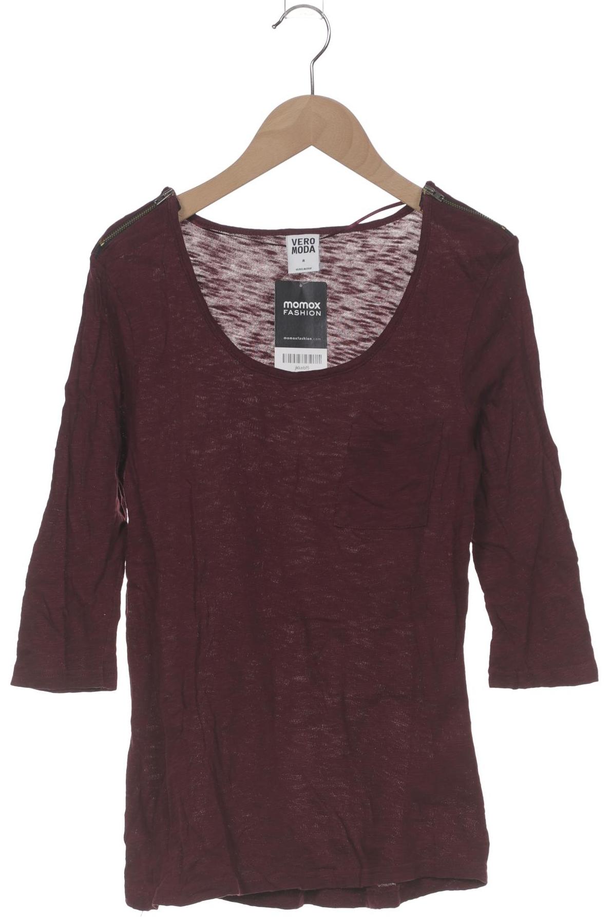 

Vero Moda Damen Langarmshirt, bordeaux, Gr. 38