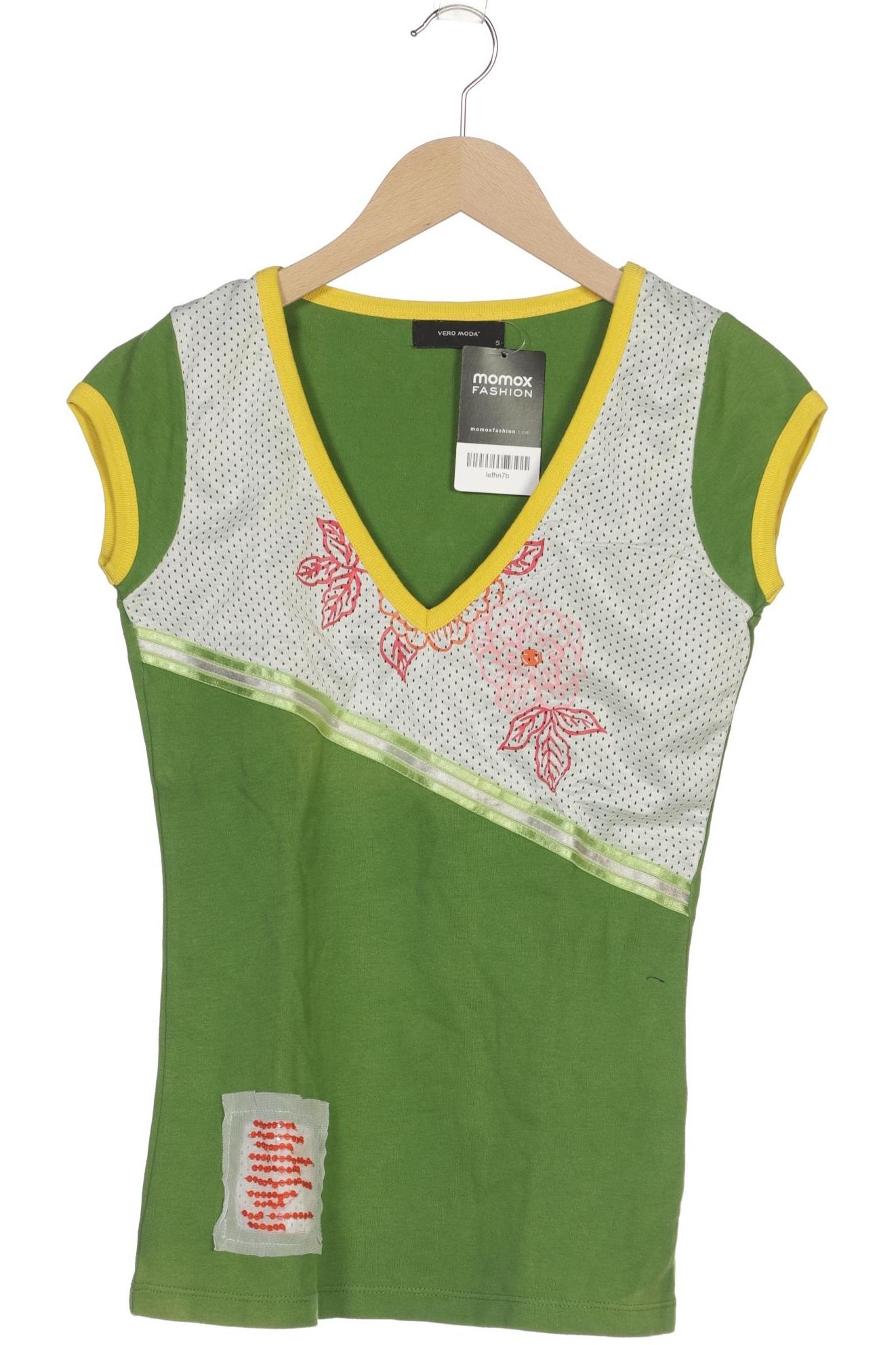 

Vero Moda Damen T-Shirt, grün, Gr. 36
