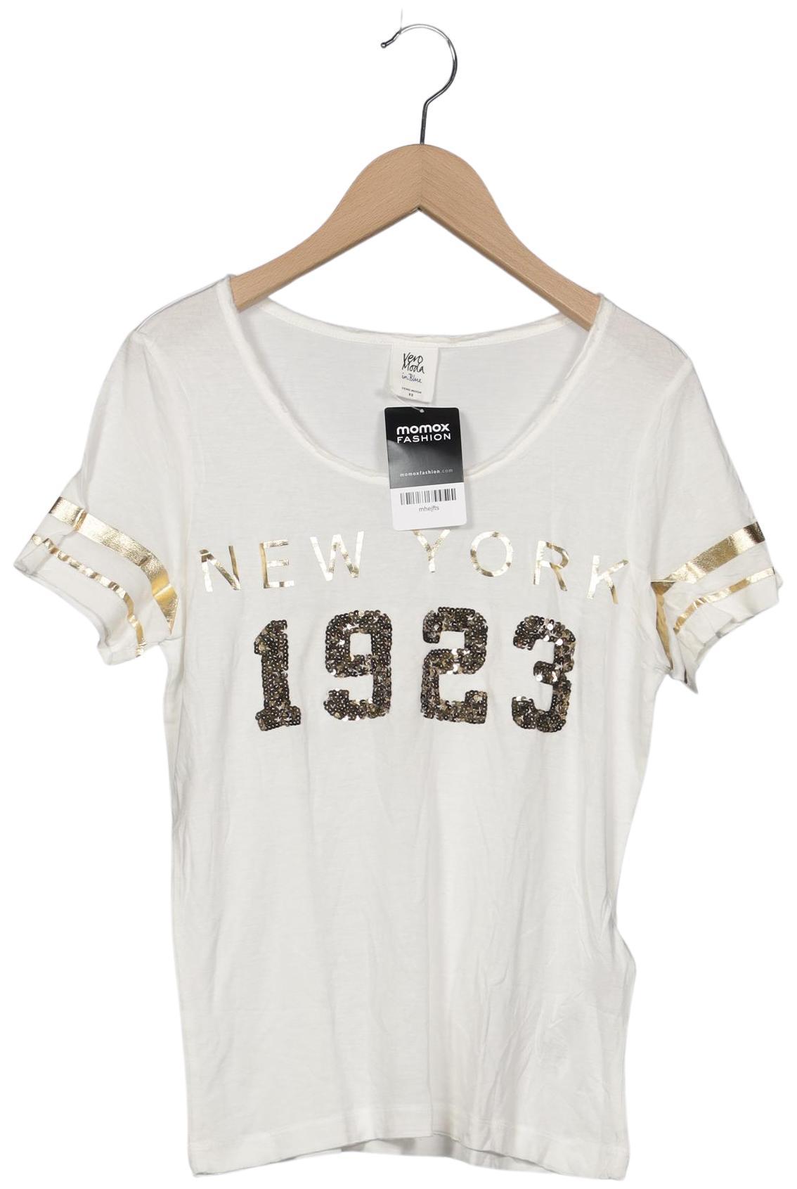 

Vero Moda Damen T-Shirt, cremeweiß, Gr. 34