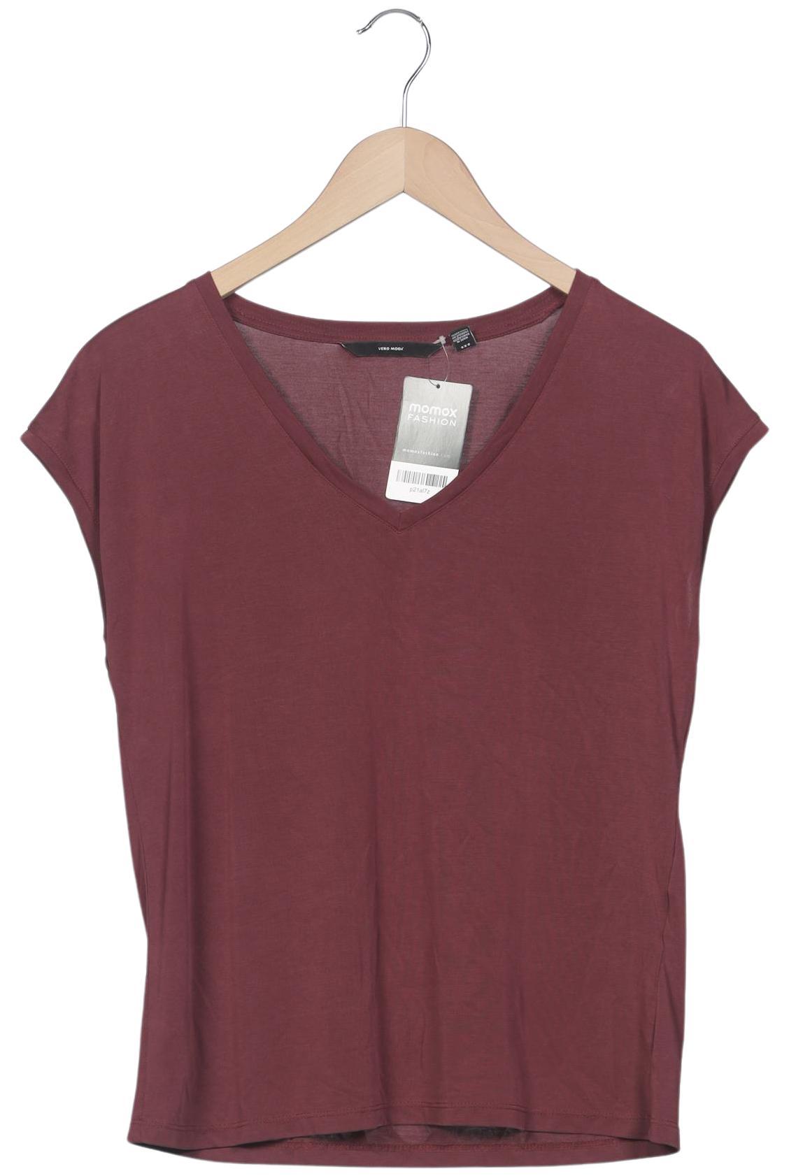 

Vero Moda Damen T-Shirt, bordeaux, Gr. 38