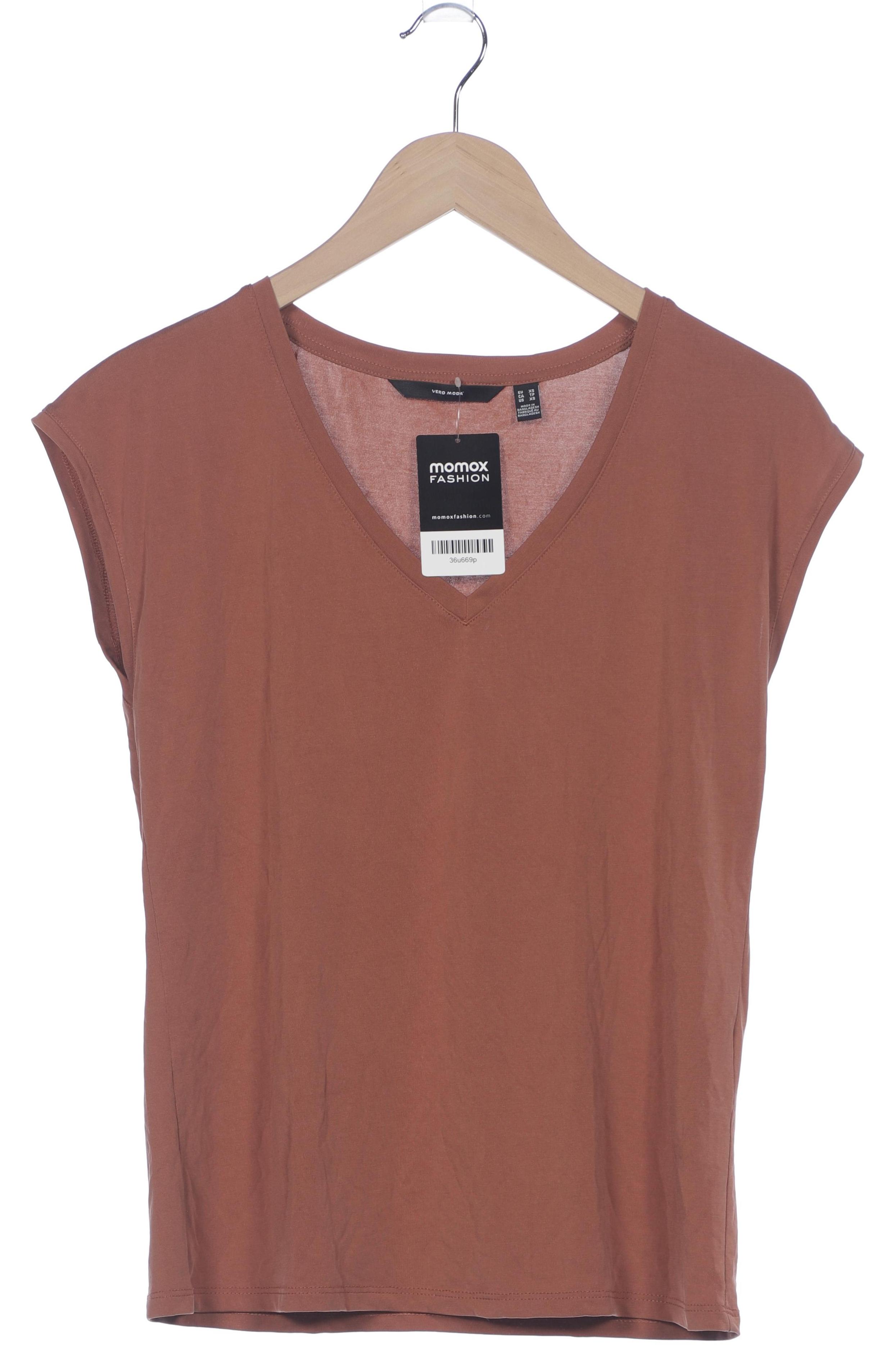 

Vero Moda Damen T-Shirt, braun, Gr. 34