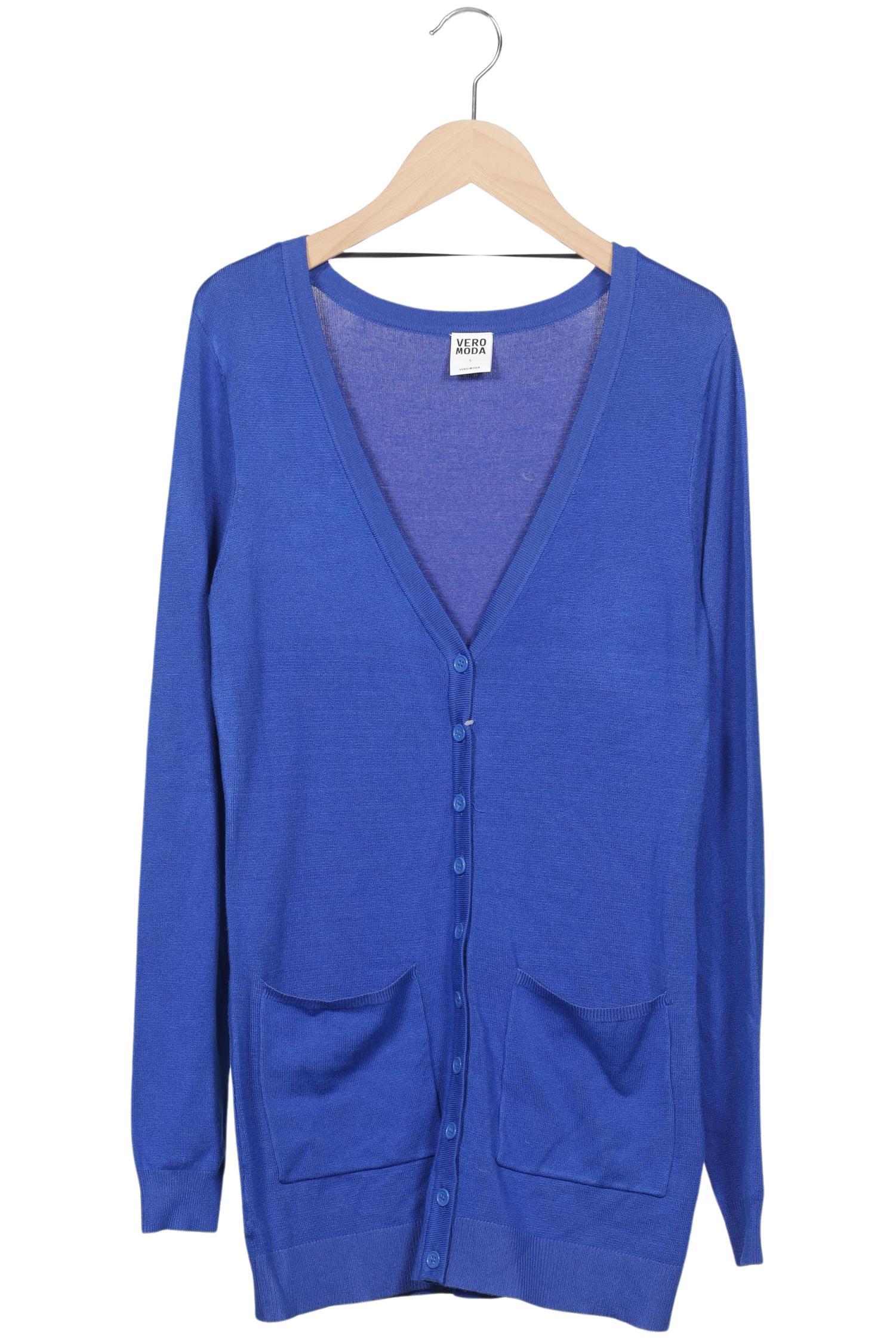 

Vero Moda Damen Strickjacke, blau, Gr. 36
