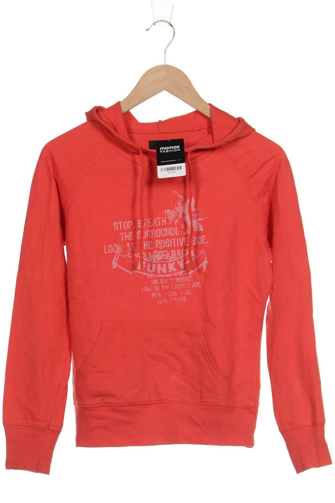 

Vero Moda Damen Kapuzenpullover, orange, Gr. 38