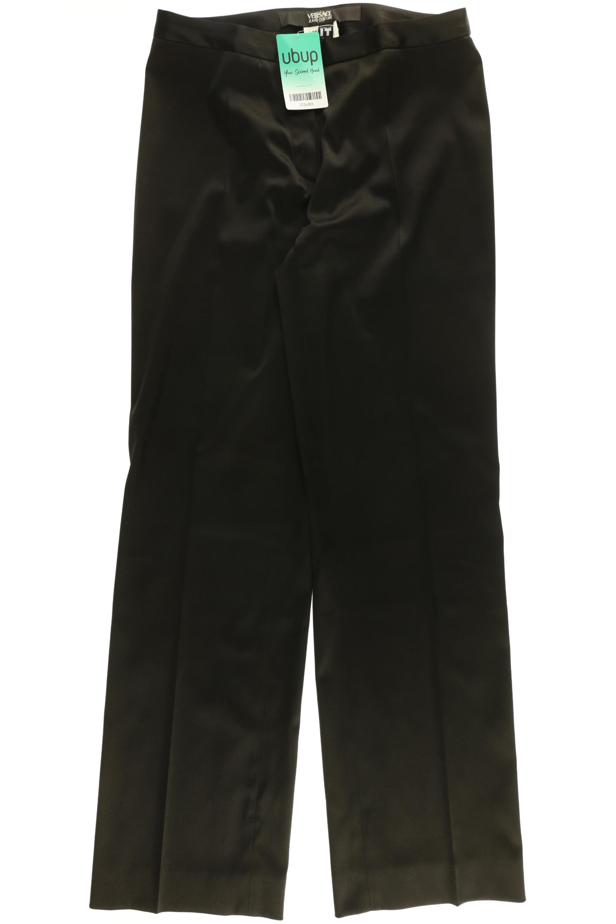 

Versace Jeans Couture Damen Stoffhose, schwarz, Gr. 30